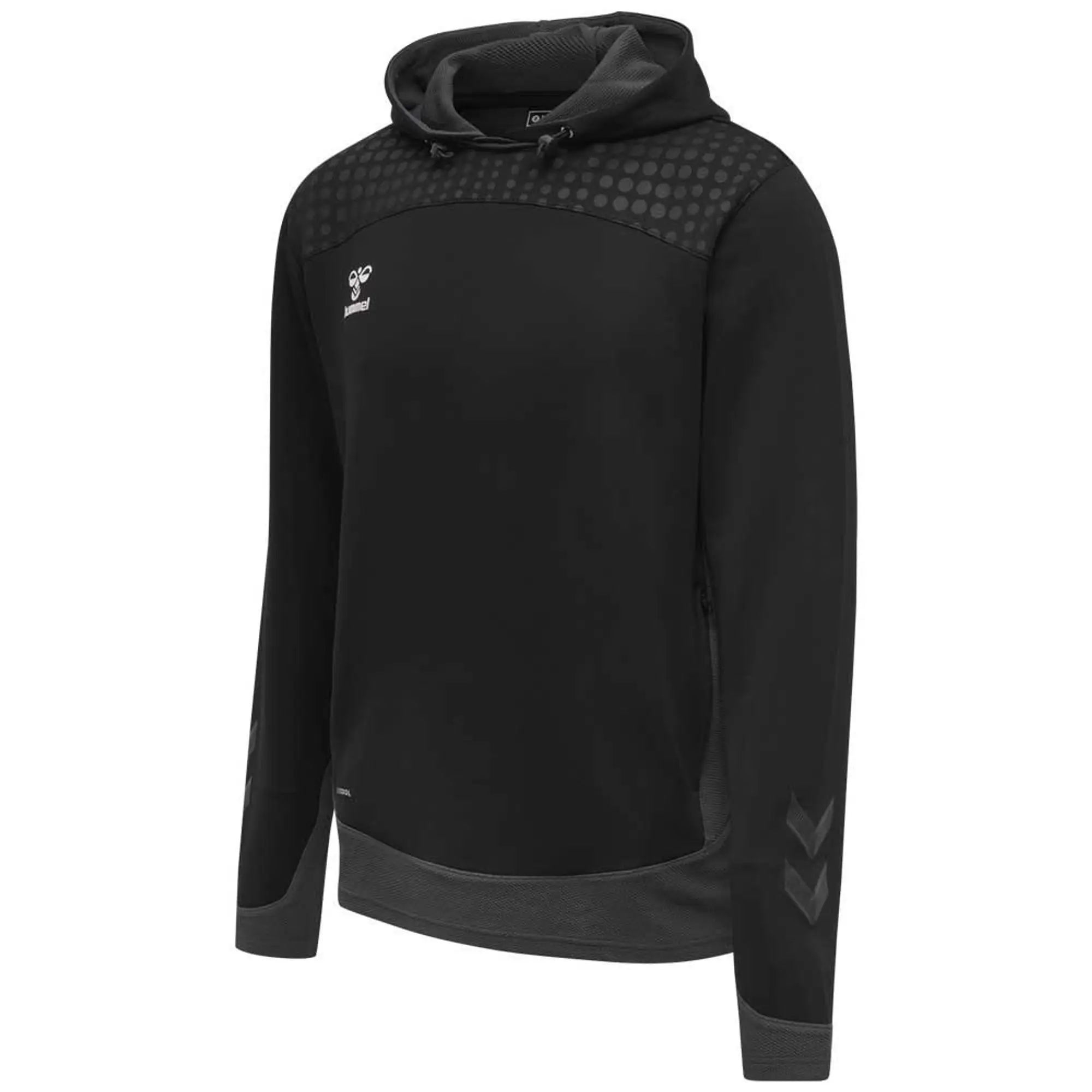 Hummel Lead Poly Hoodie  - Black