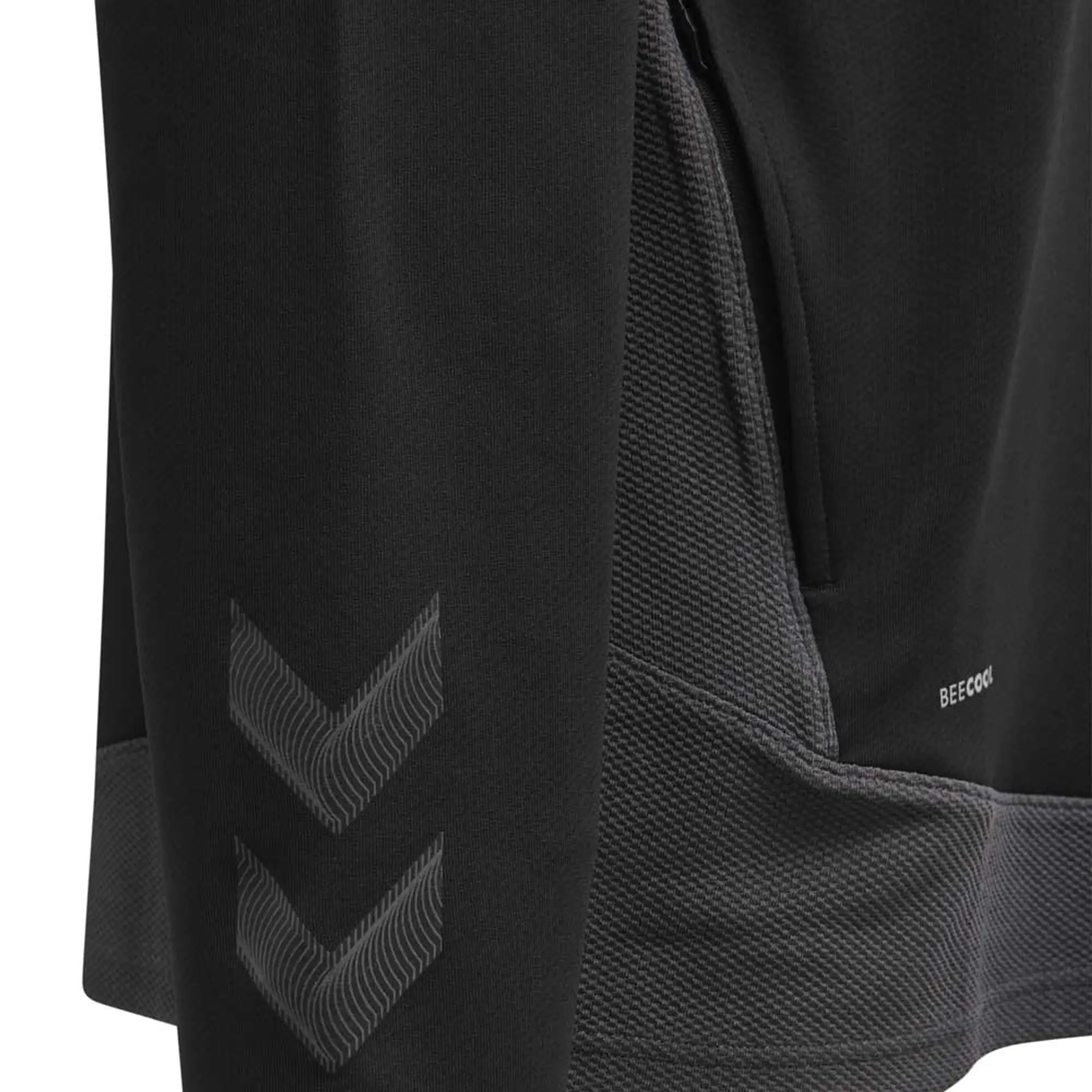 Hummel Lead Poly Hoodie  - Black