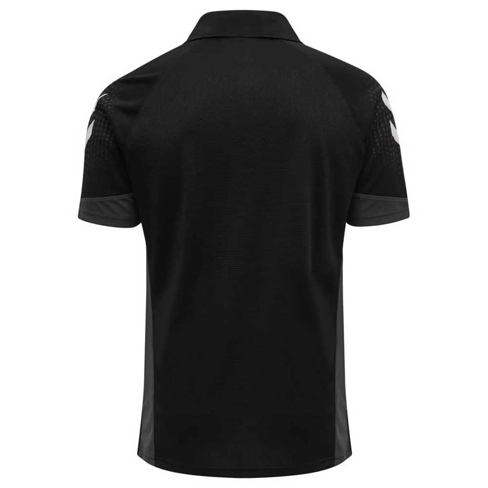 Hummel Lead Functional Short Sleeve Polo  - Black