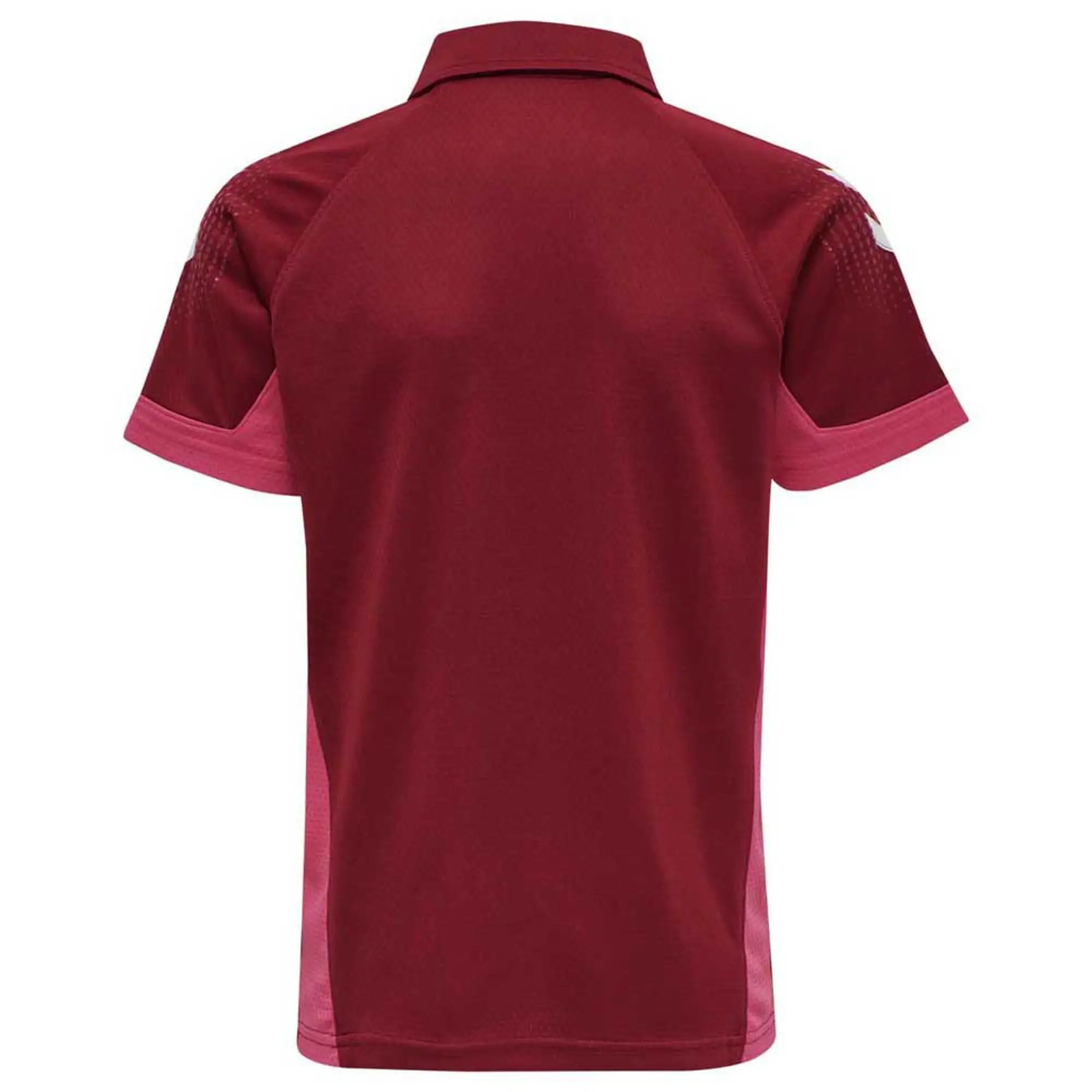 Hummel Lead Functional Short Sleeve Polo  - Red