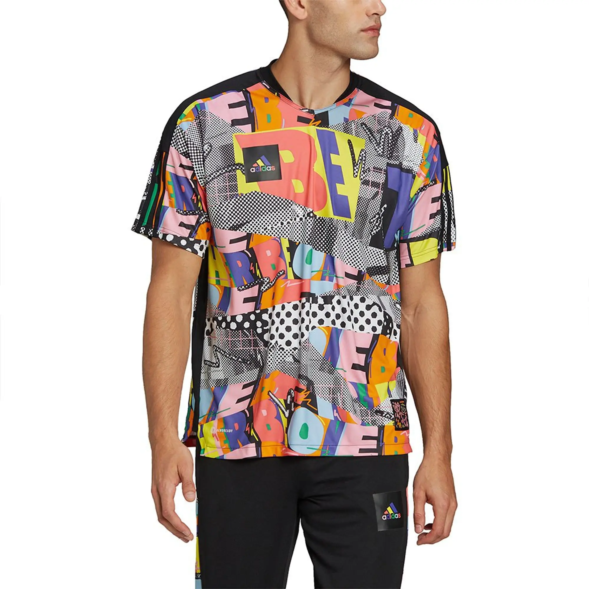 Adidas T-Shirt Tiro Pride - ['Multicolor']