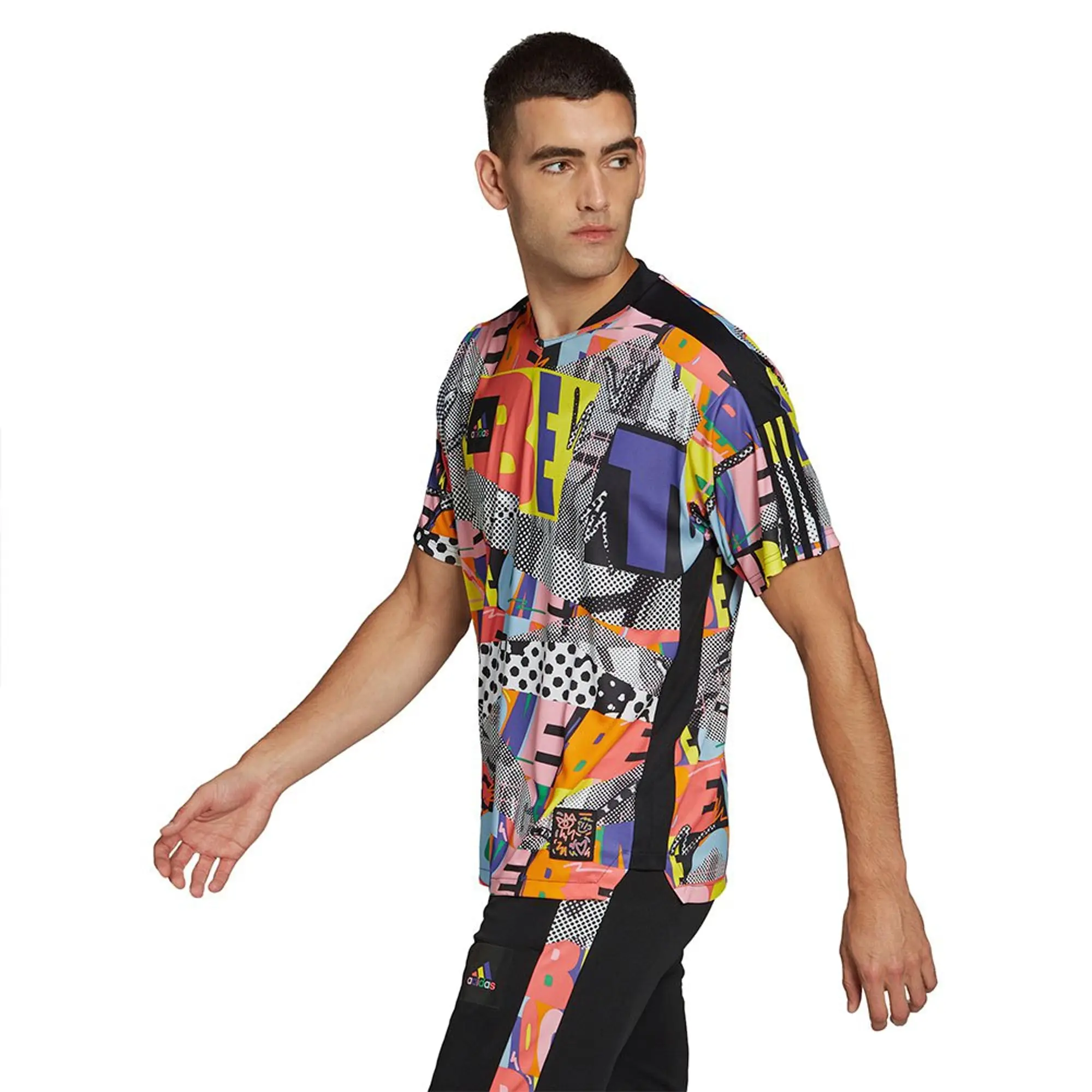 Adidas T-Shirt Tiro Pride - ['Multicolor']