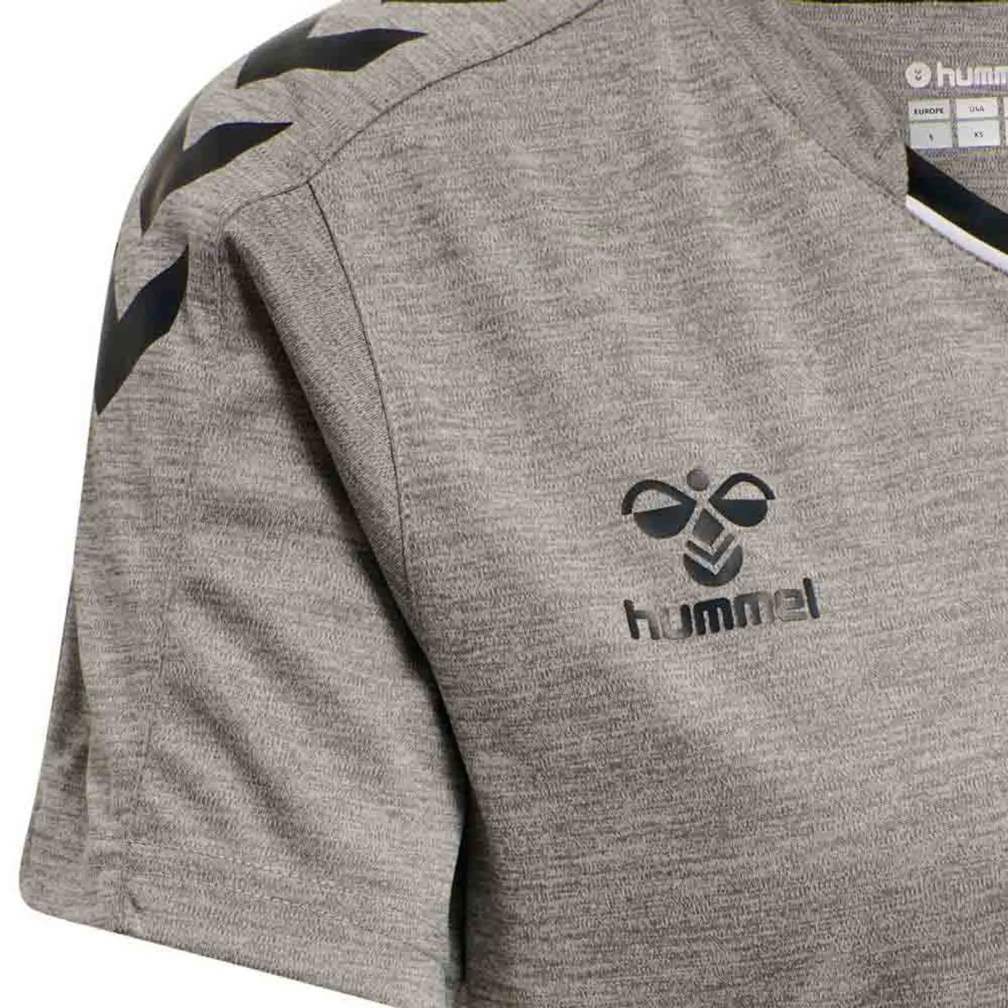 Hummel Core Xk Poly Short Sleeve T-shirt  - Grey