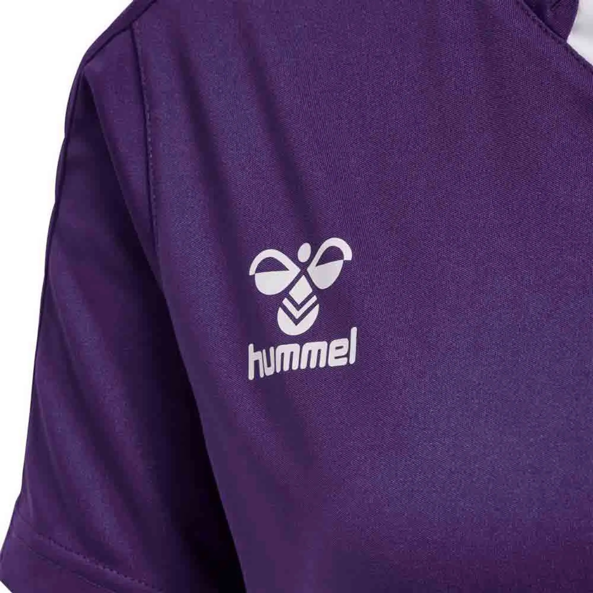 Hummel Short-Sleeved Sports Jersey - ['Purple', 'White']