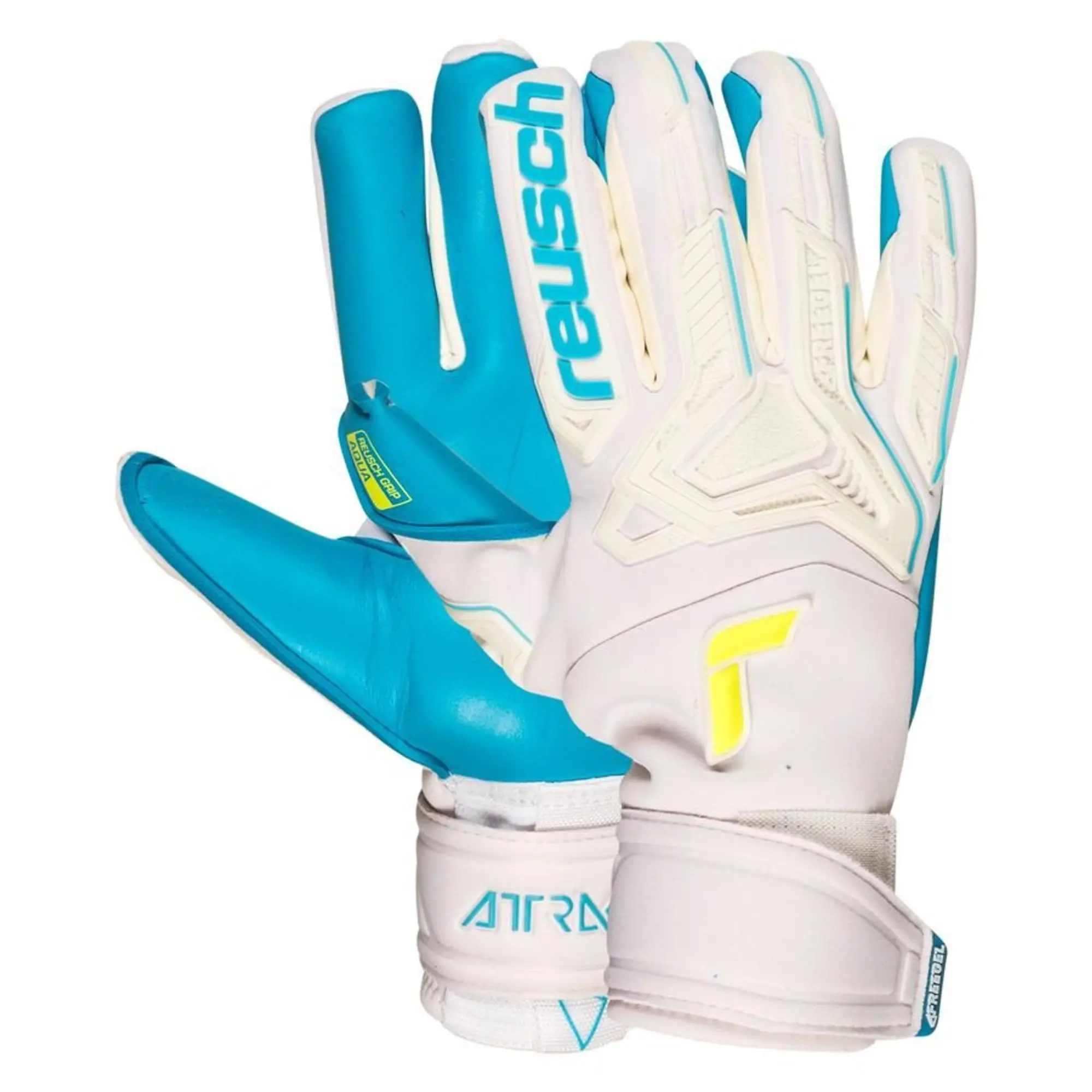 Reusch Goalkeeper Gloves Attrakt Freegel Windproof - ['White']