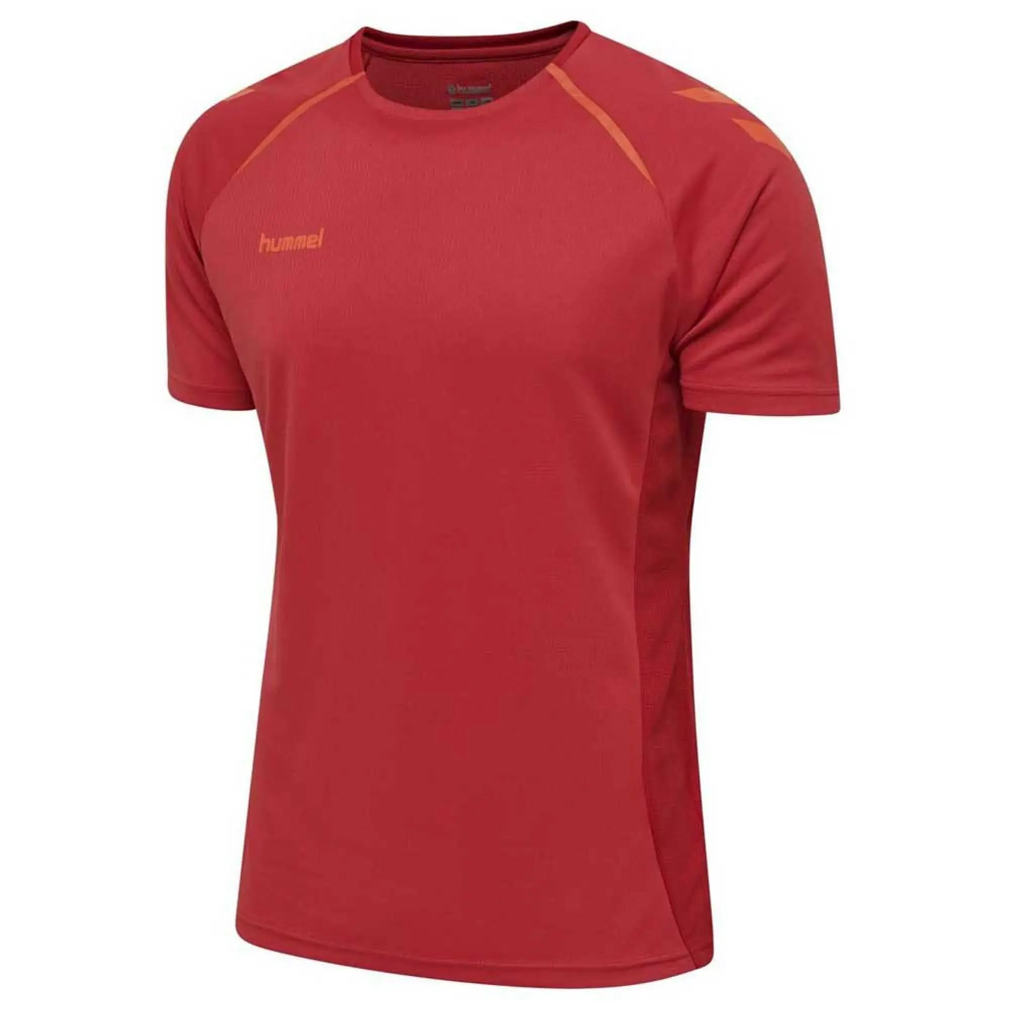 Hummel Authentic Pro Short Sleeve T-shirt  - Red