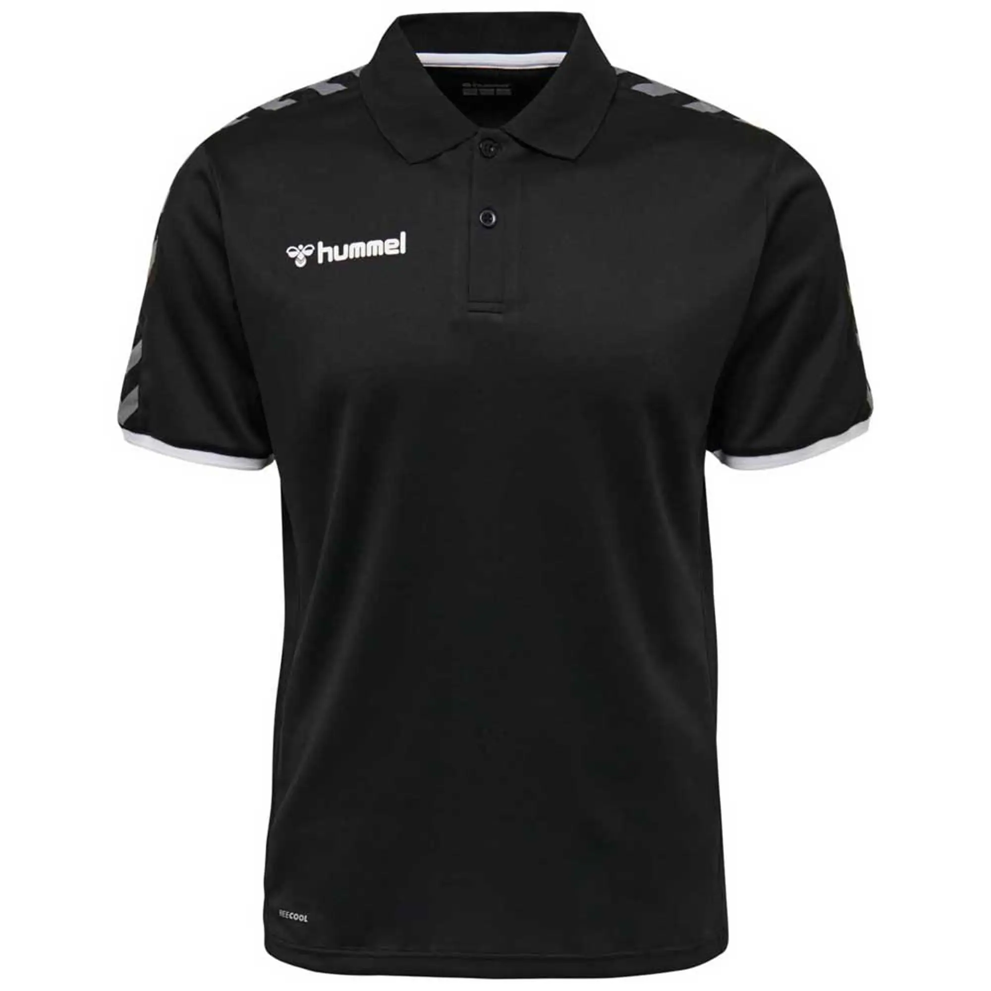 Hummel Authentic Functional Short Sleeve Polo  - Black