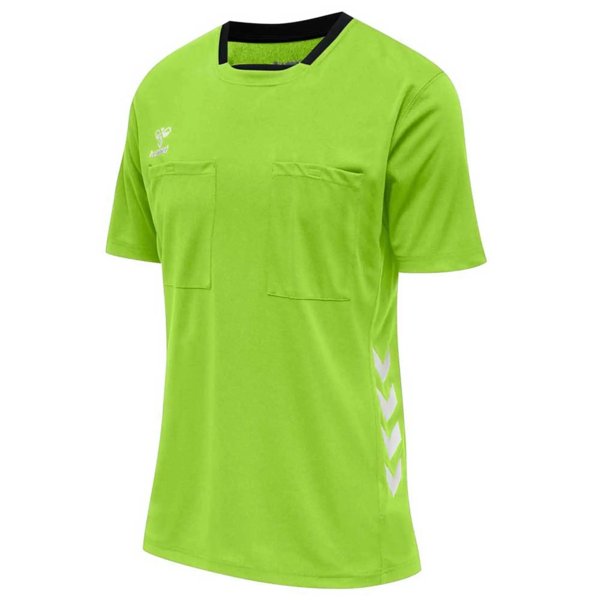 Hummel Referee Chevron Short Sleeve T-shirt  - Yellow