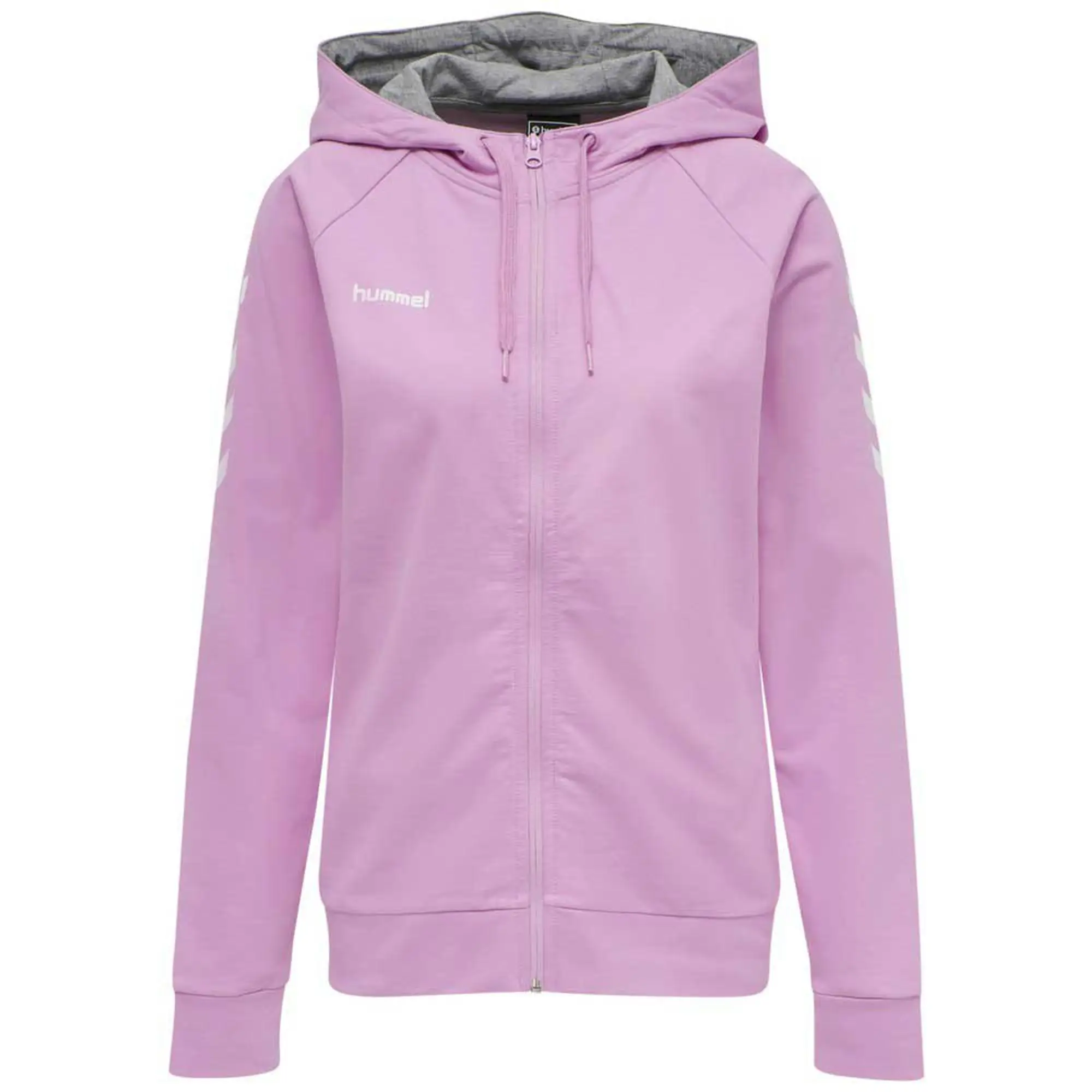 Hummel Go Cotton Full Zip Sweatshirt  - Purple