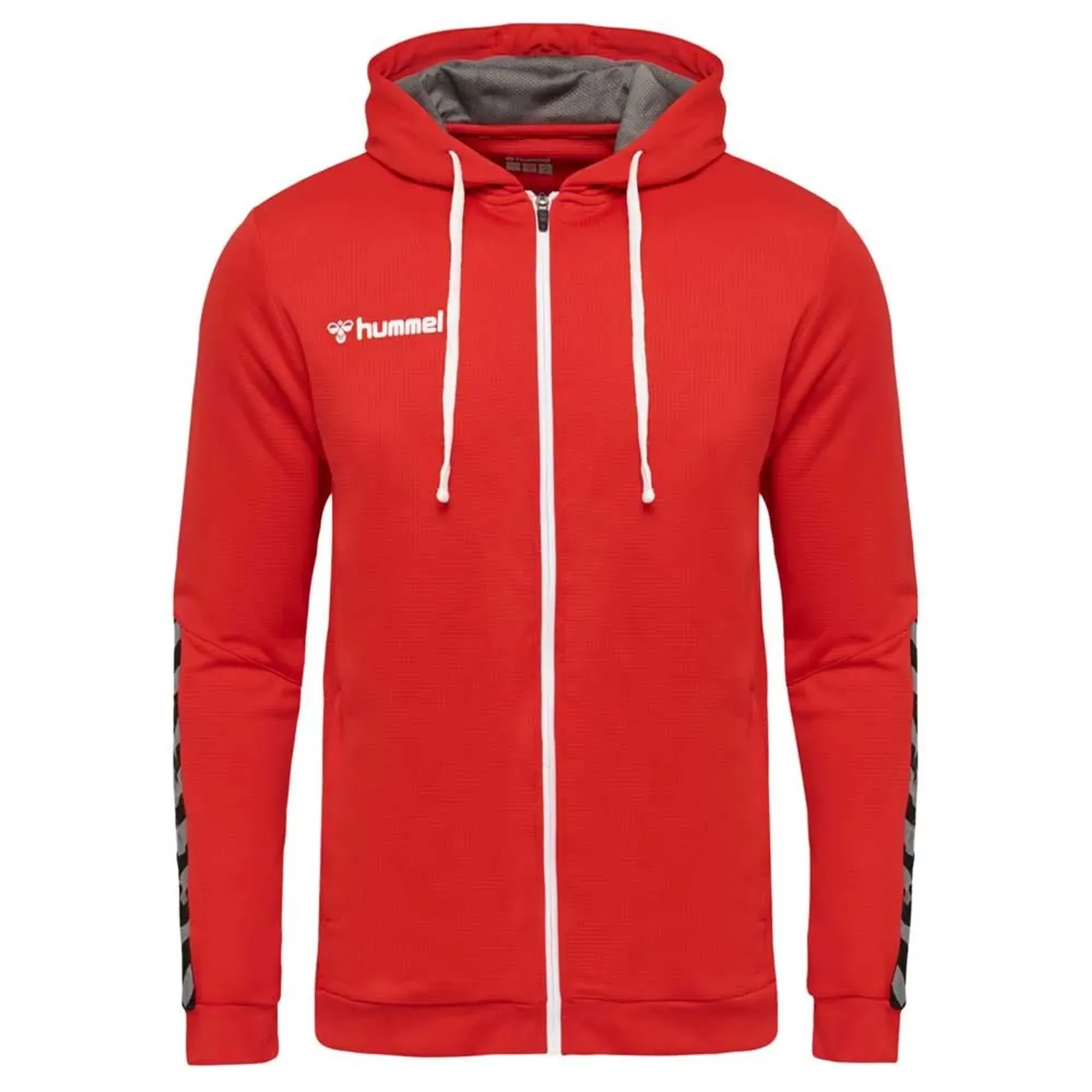 Hummel Authentic Full Zip Sweatshirt  - Red