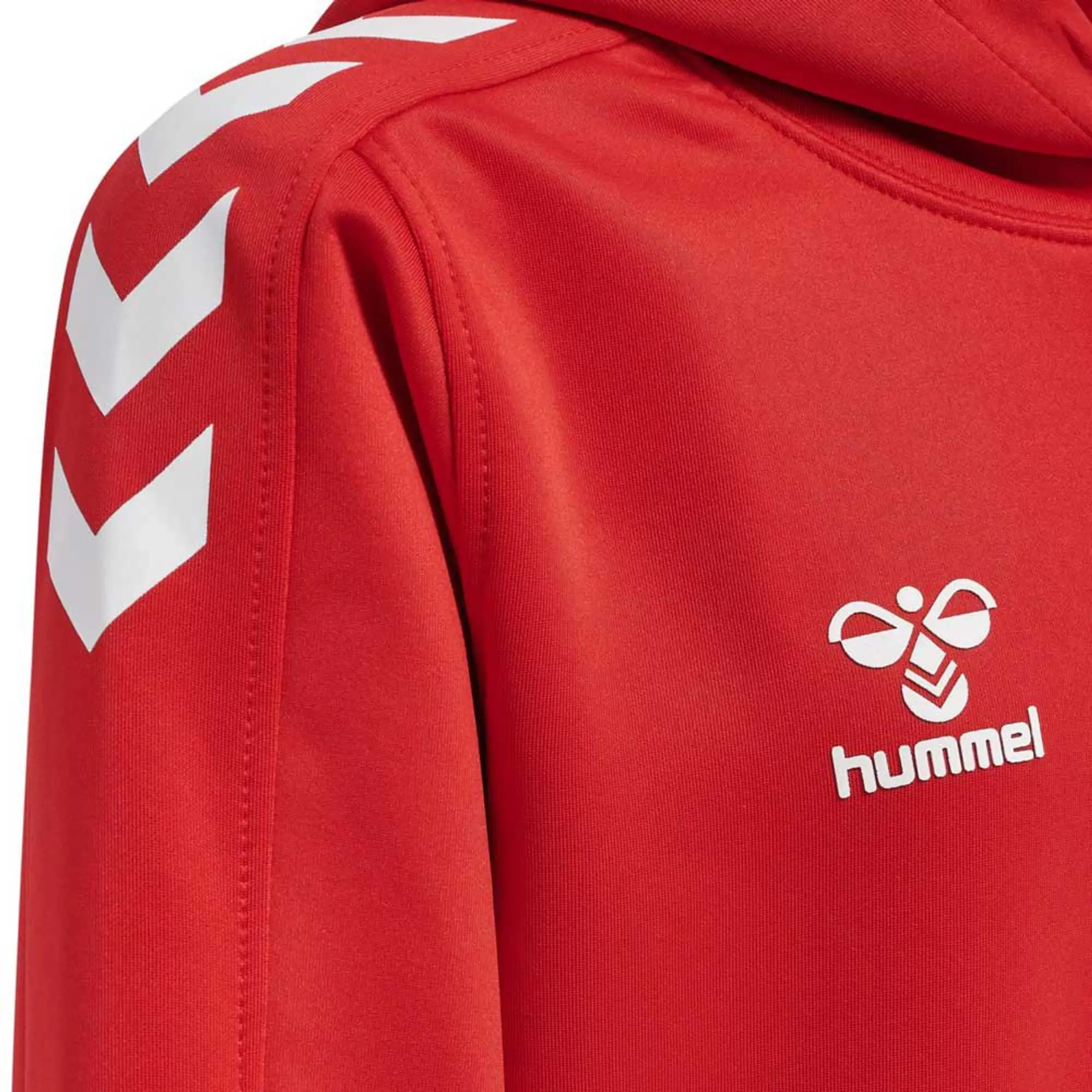 Hummel Core Xk Poly Hoodie  - Red