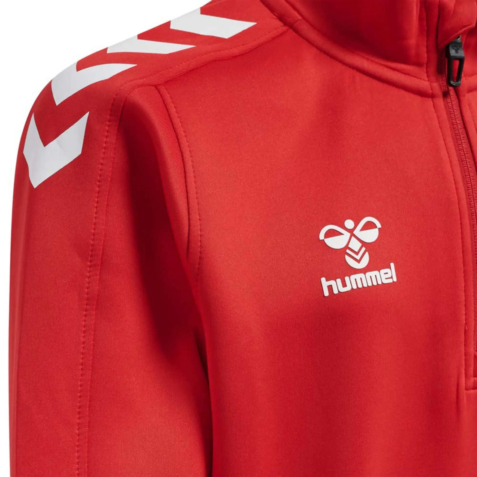 Hummel Core Xk Poly Half Zip Sweatshirt  - Red