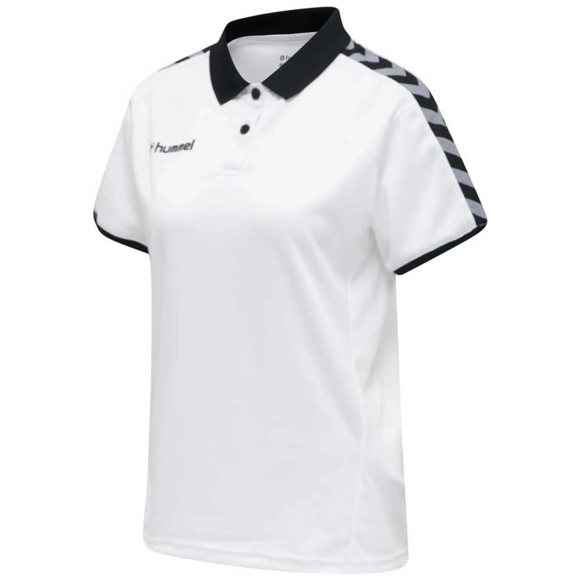 Hummel Authentic Functional Short Sleeve Polo  - White
