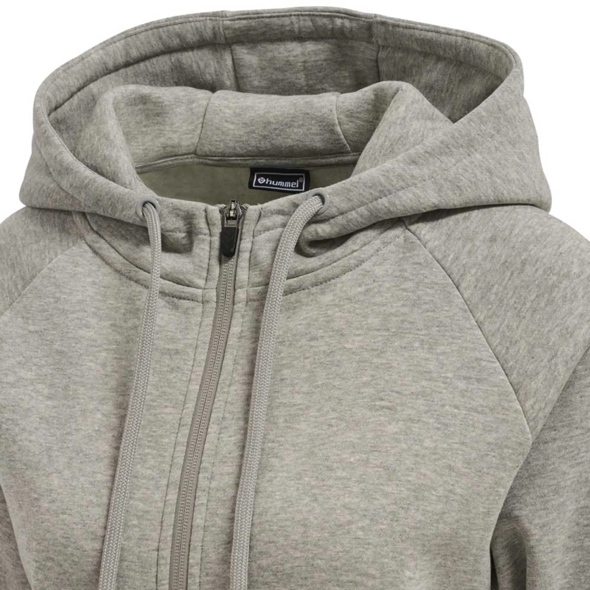 Hummel Red Classic Full Zip Sweatshirt  - Grey