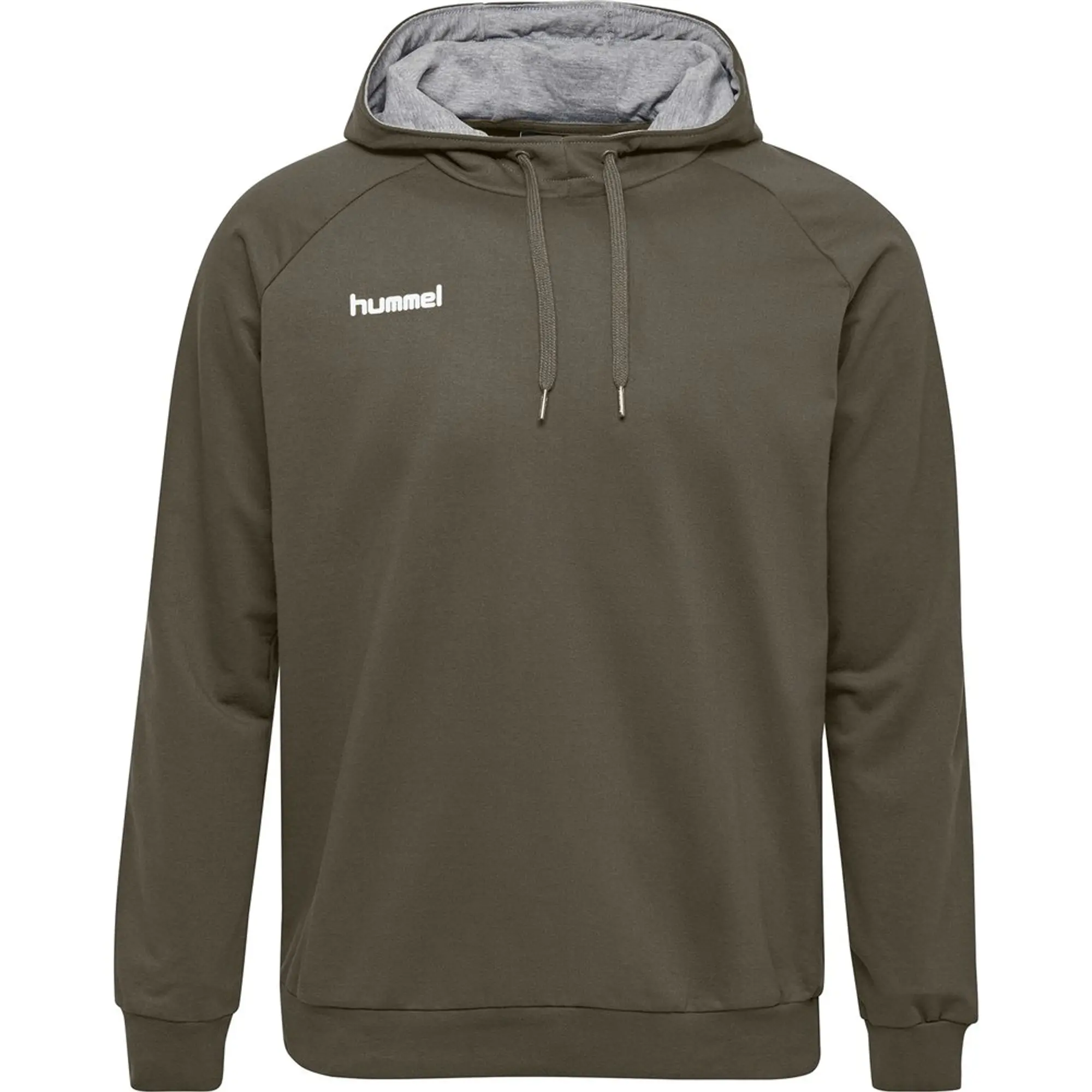 Hummel Go Cotton Logo Hoodie  - Green