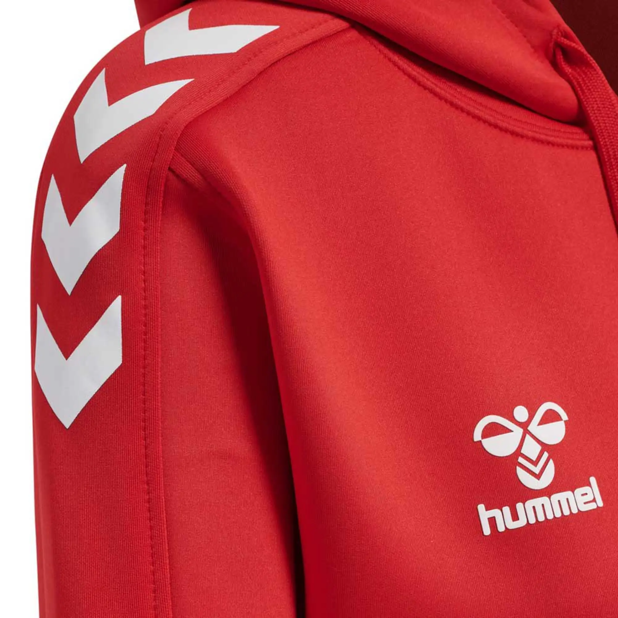 Hummel Core Xk Poly Hoodie  - Red