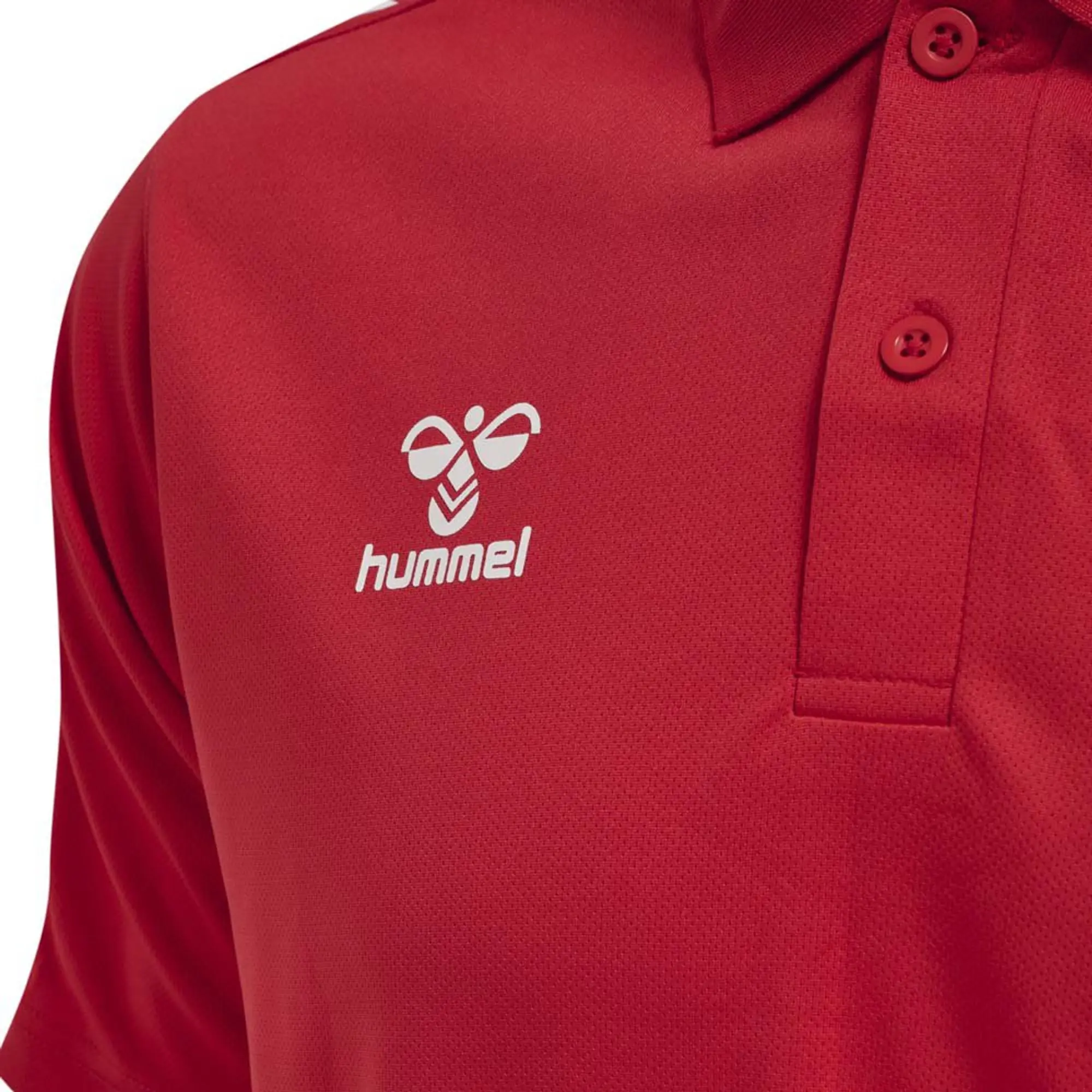 Hummel Core Xk Functional Short Sleeve Polo  - Red
