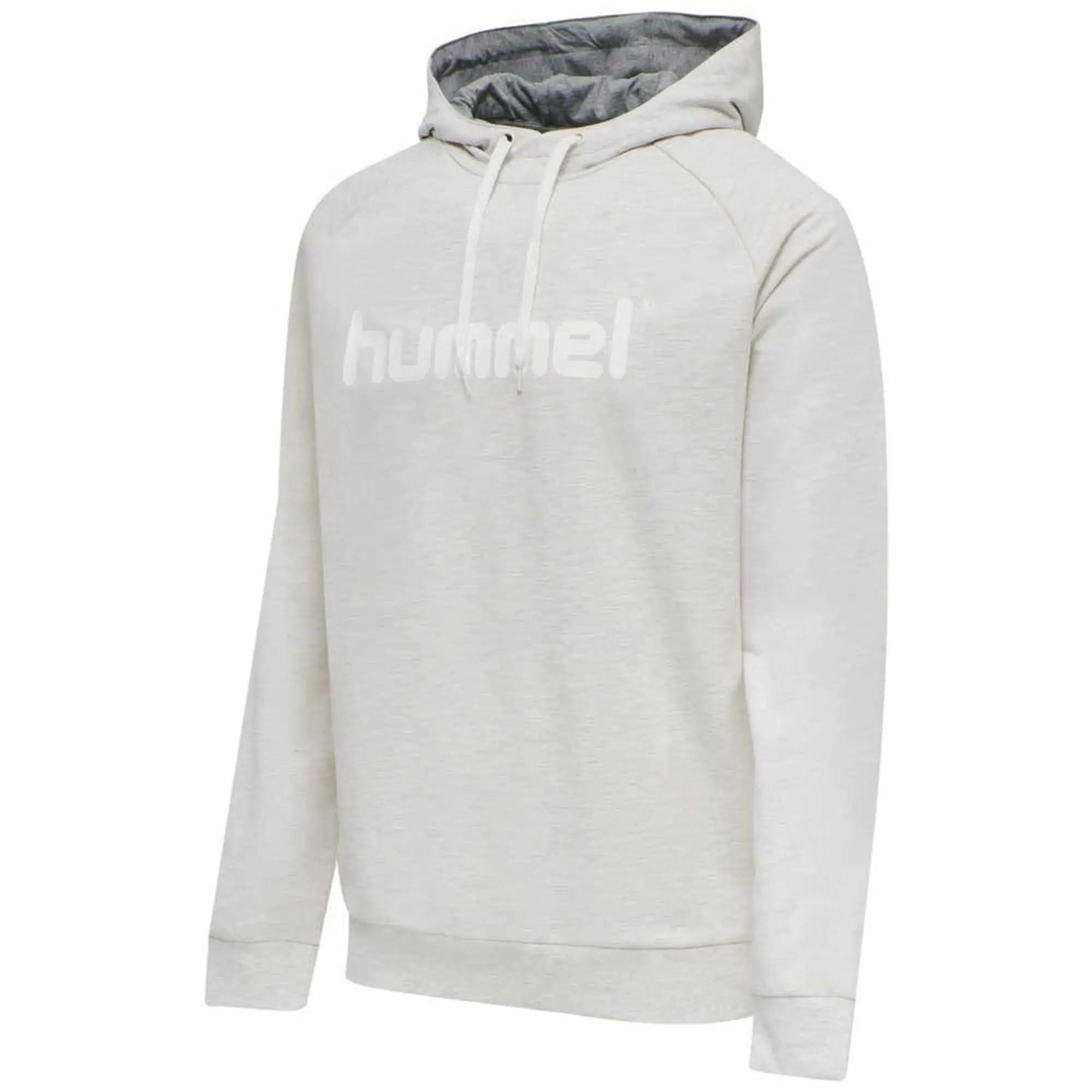 Hummel Go Cotton Logo Hoodie  - Grey