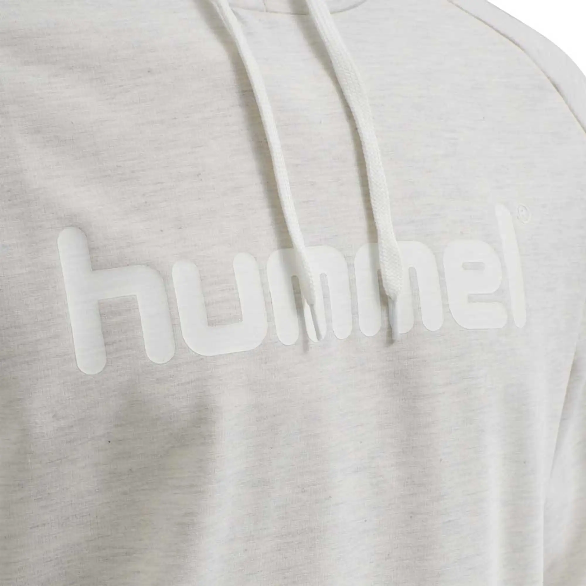 Hummel Go Cotton Logo Hoodie  - Grey