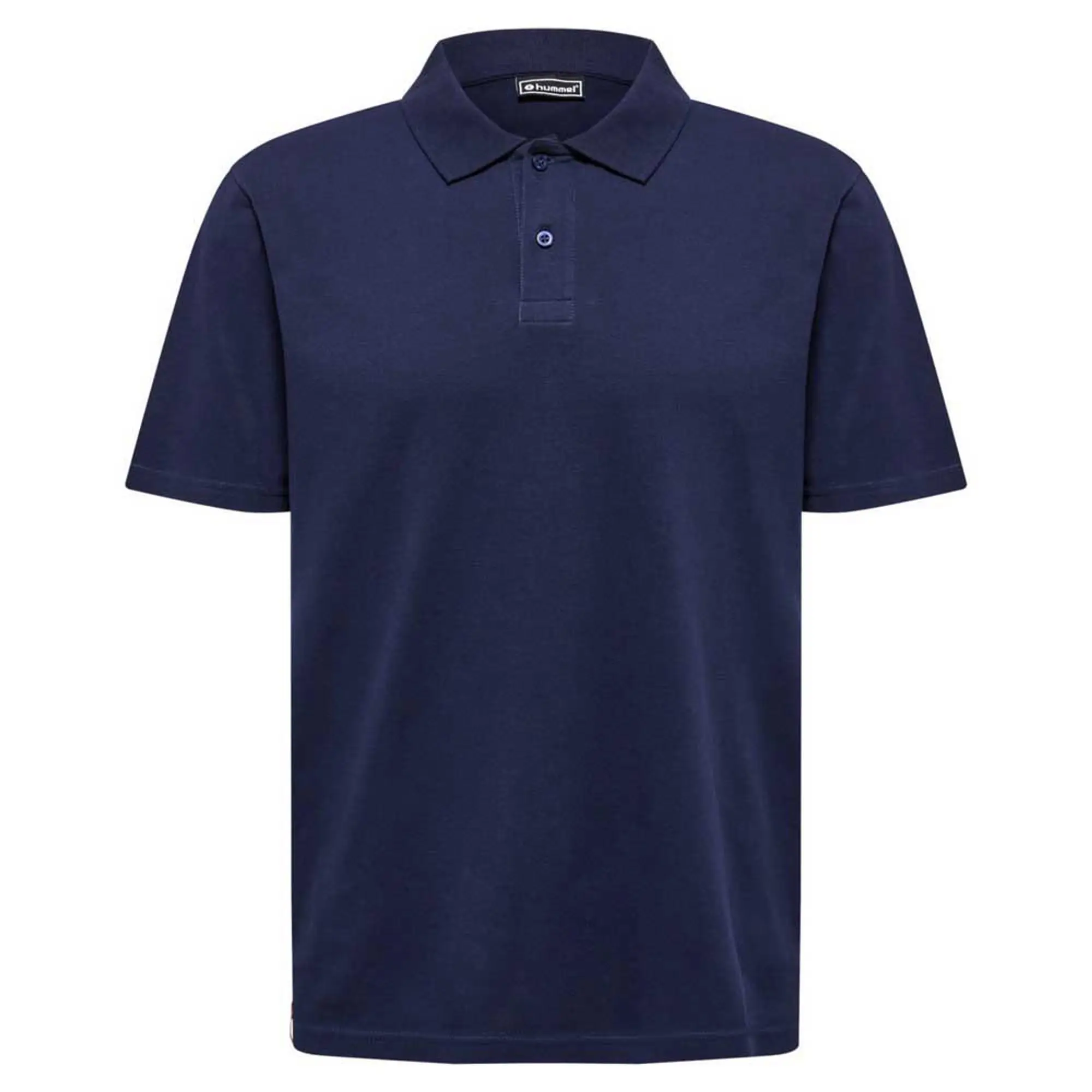 Hummel Red Stretch Short Sleeve Polo  - Blue