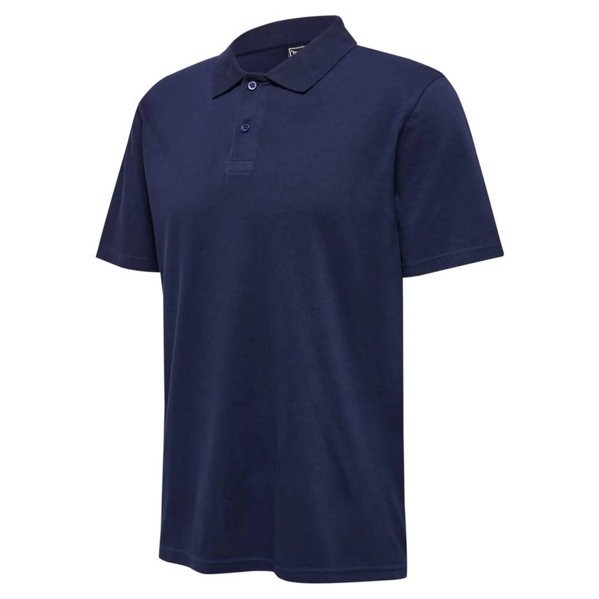 Hummel Red Stretch Short Sleeve Polo  - Blue