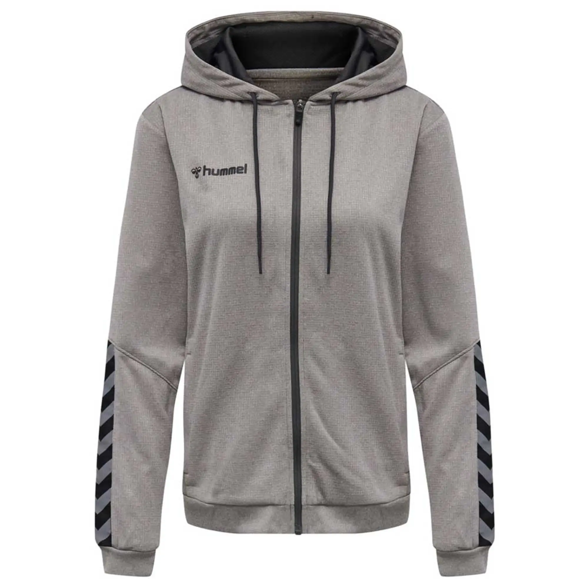 Hummel Zip Hoodie - ['Grey']
