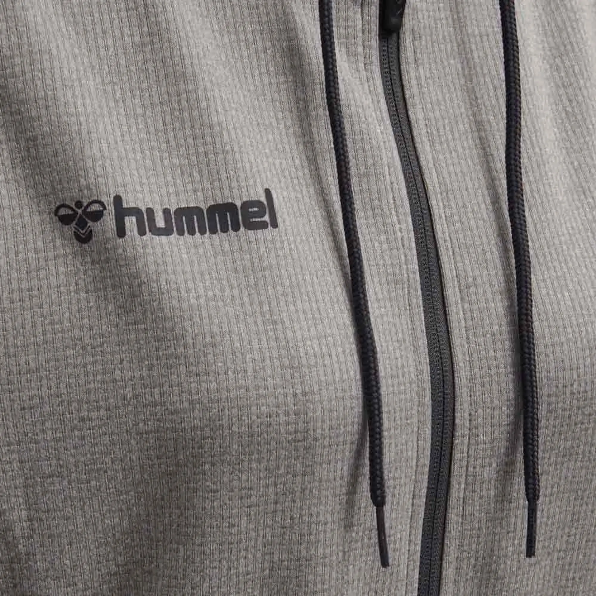 Hummel Zip Hoodie - ['Grey']