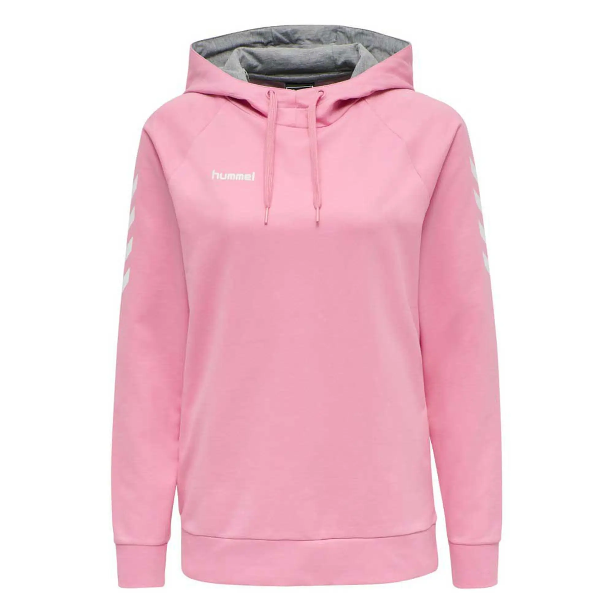 Hummel Hoodie With Chevron Sleeves - ['Pink']
