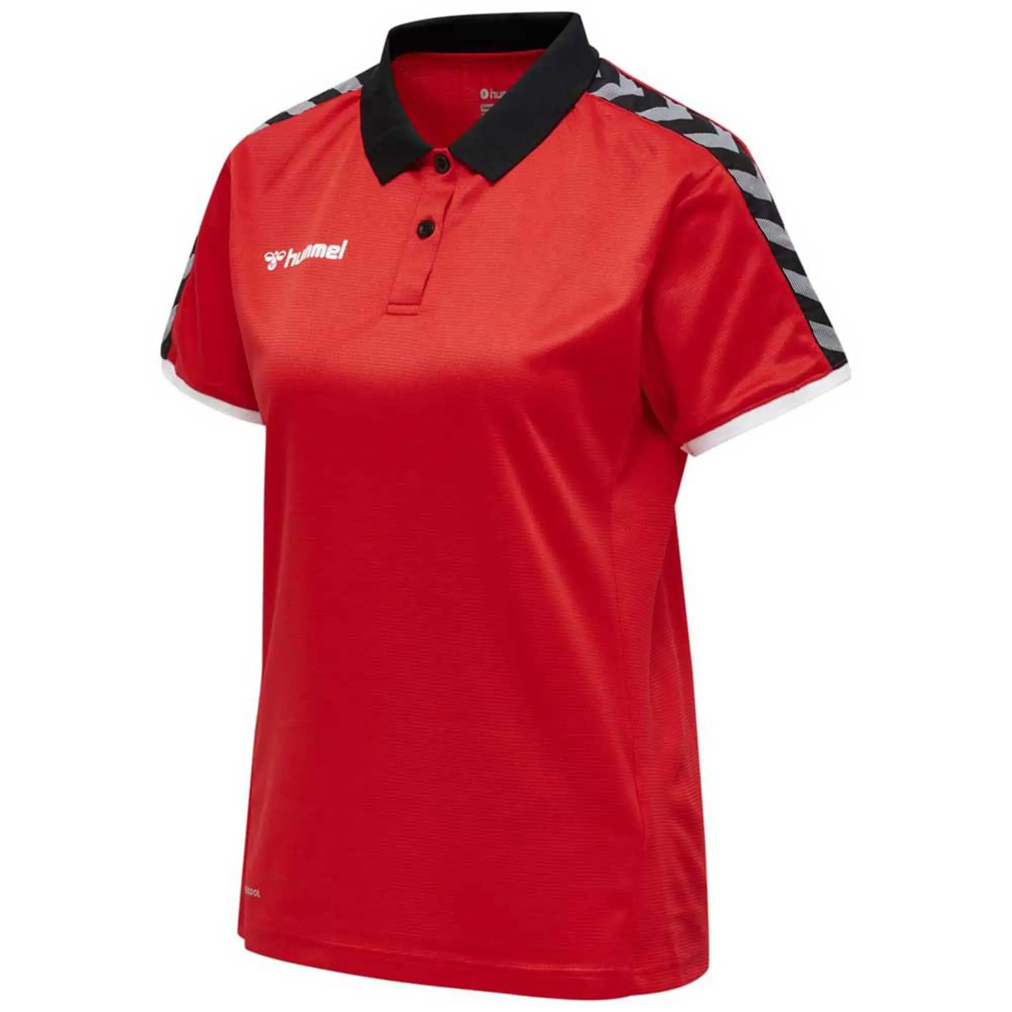 Hummel Authentic Functional Short Sleeve Polo  - Red