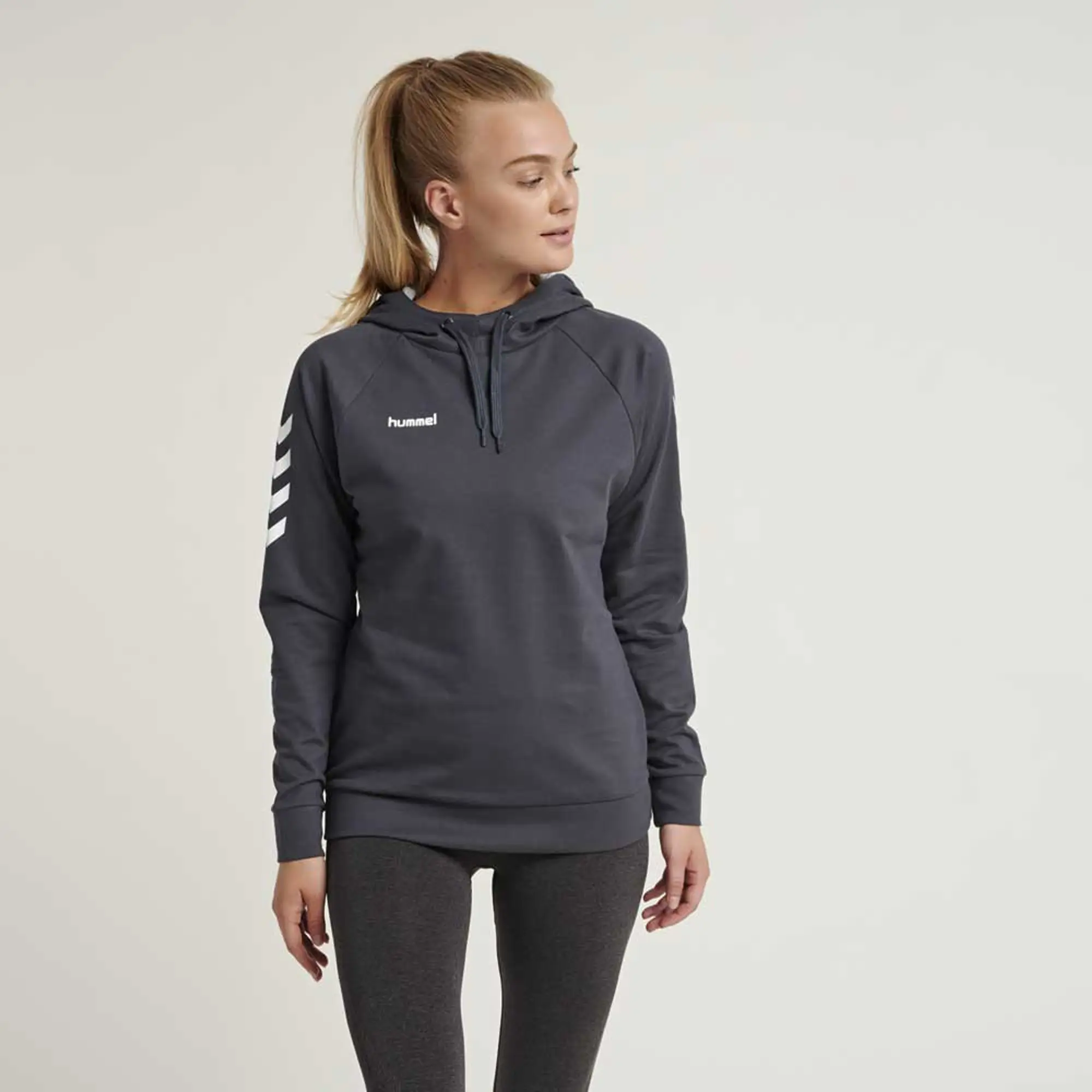 Hummel Hoodie With Chevron Sleeves -