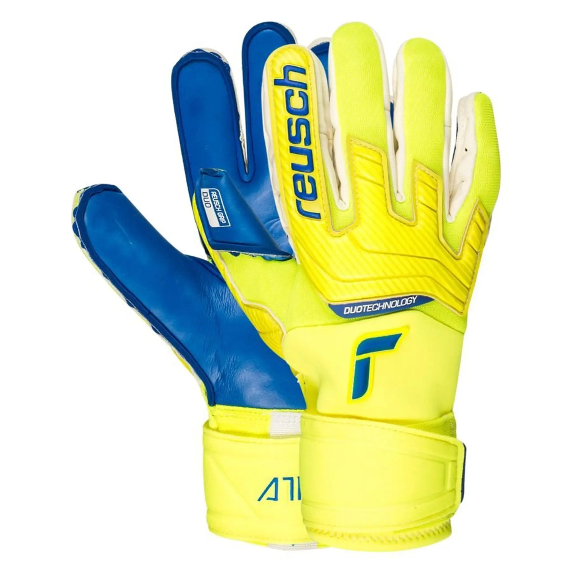 Reusch Goalkeeper Gloves Attrakt Duo - ['Yellow']