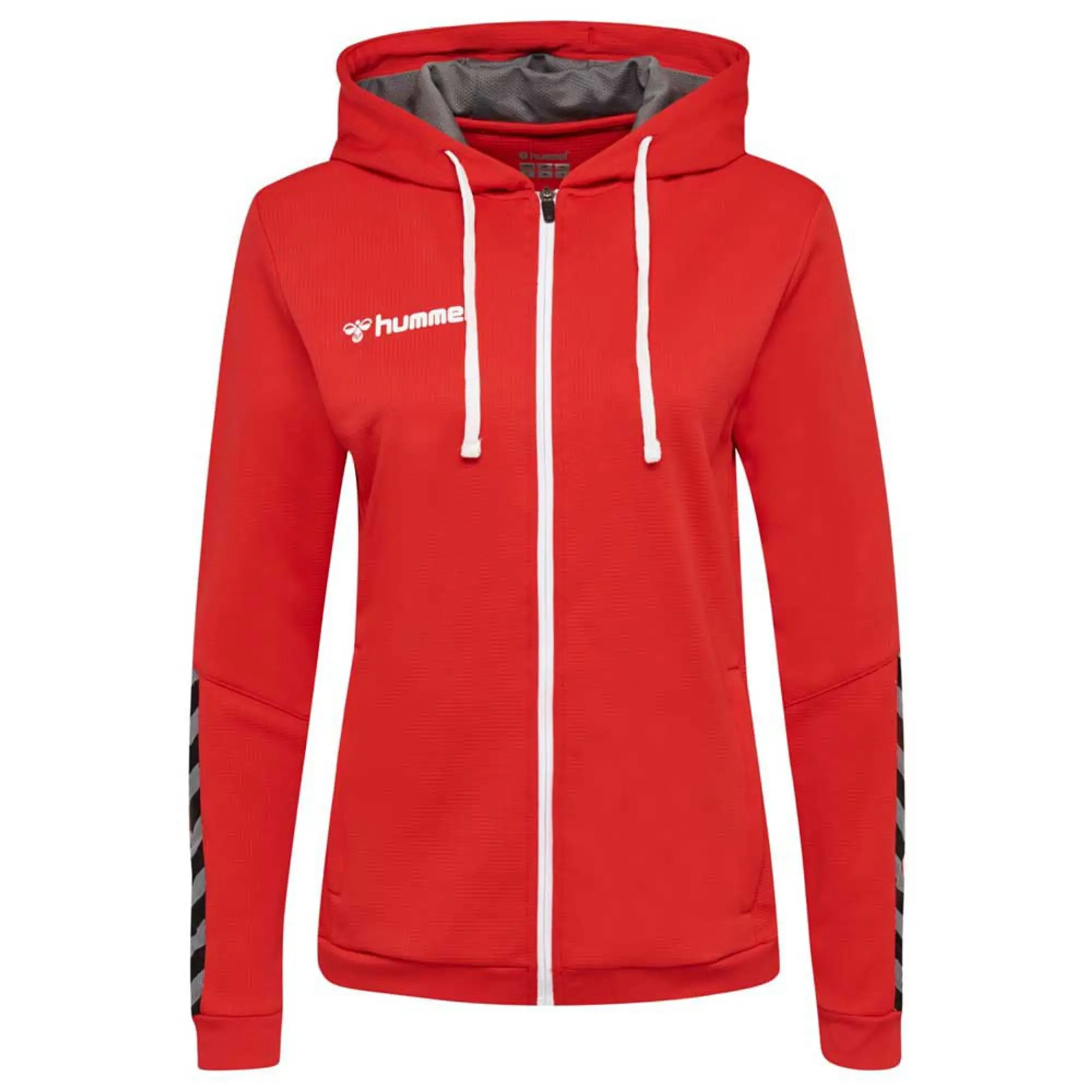 Hummel Zip Hoodie - ['Red']