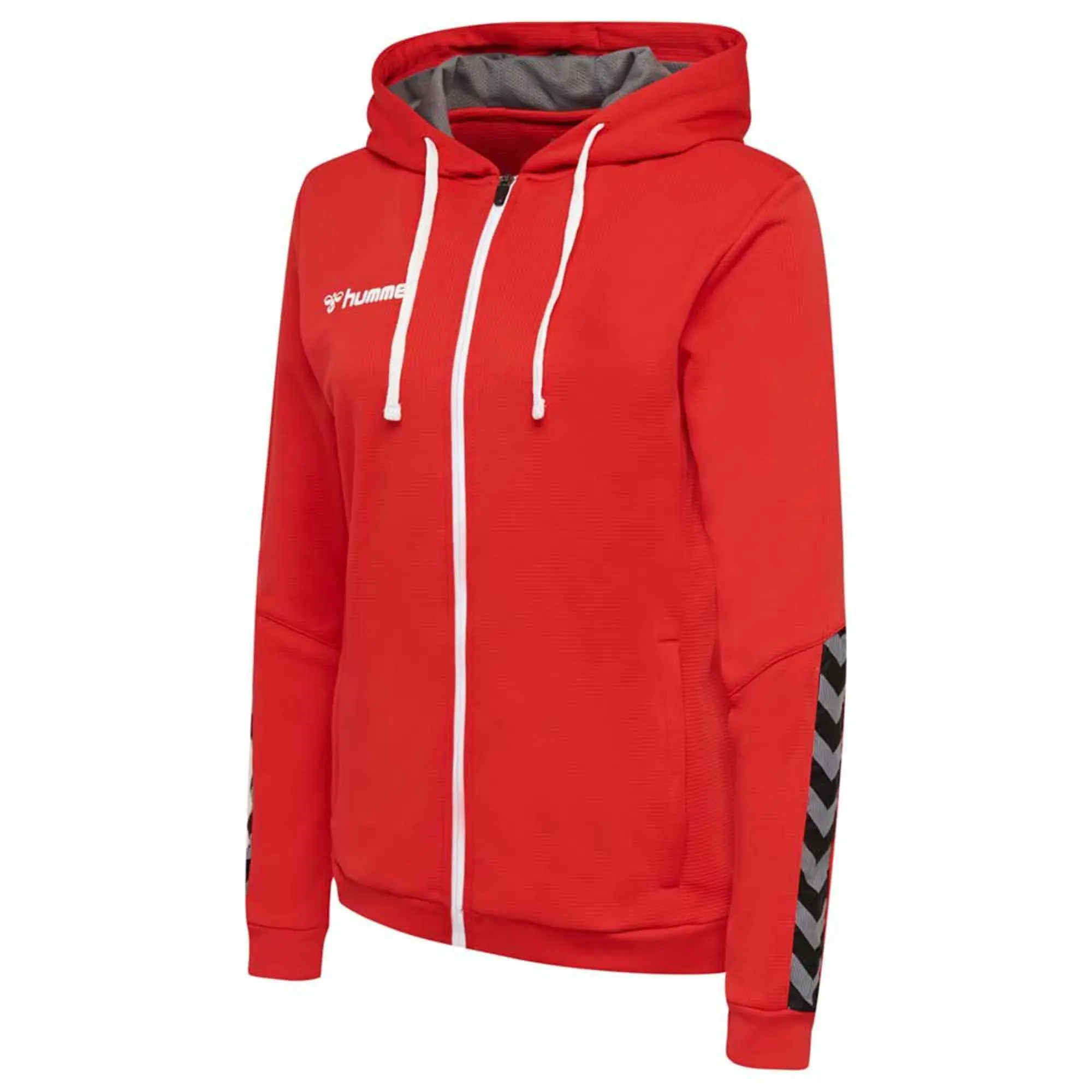 Hummel Zip Hoodie - ['Red']