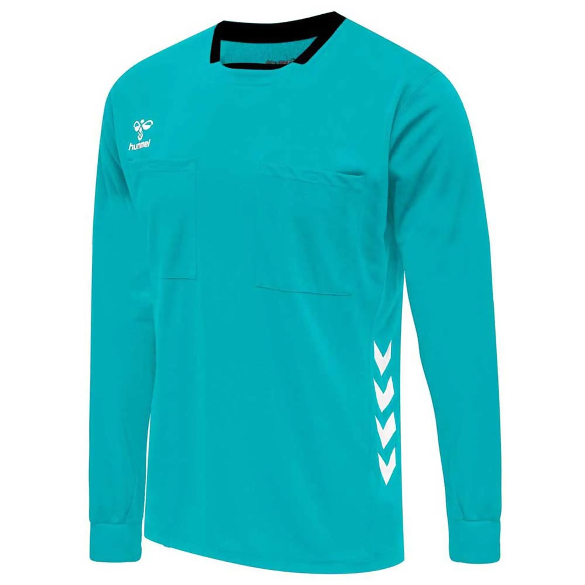 Hummel Referee Chevron Long Sleeve T-shirt  - Blue
