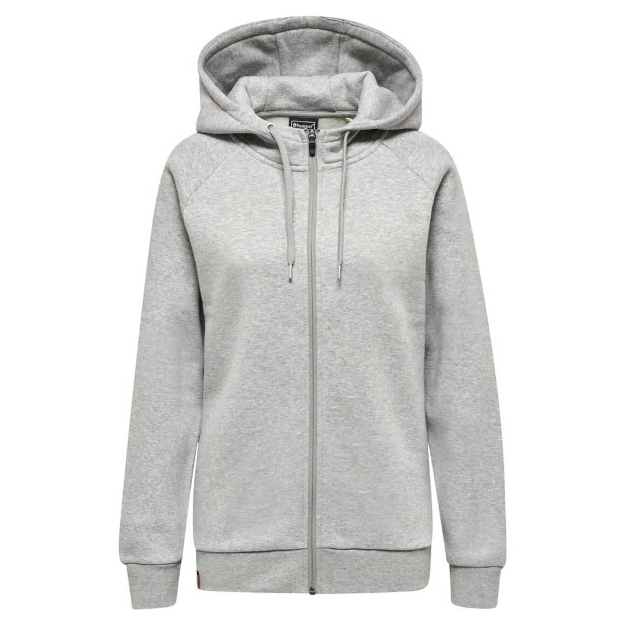 Hummel Red Heavy Full Zip Sweatshirt  - Grey