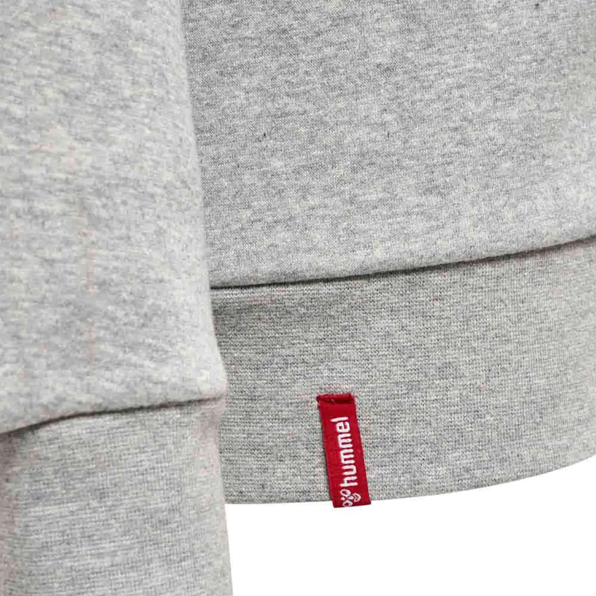 Hummel Red Heavy Full Zip Sweatshirt  - Grey