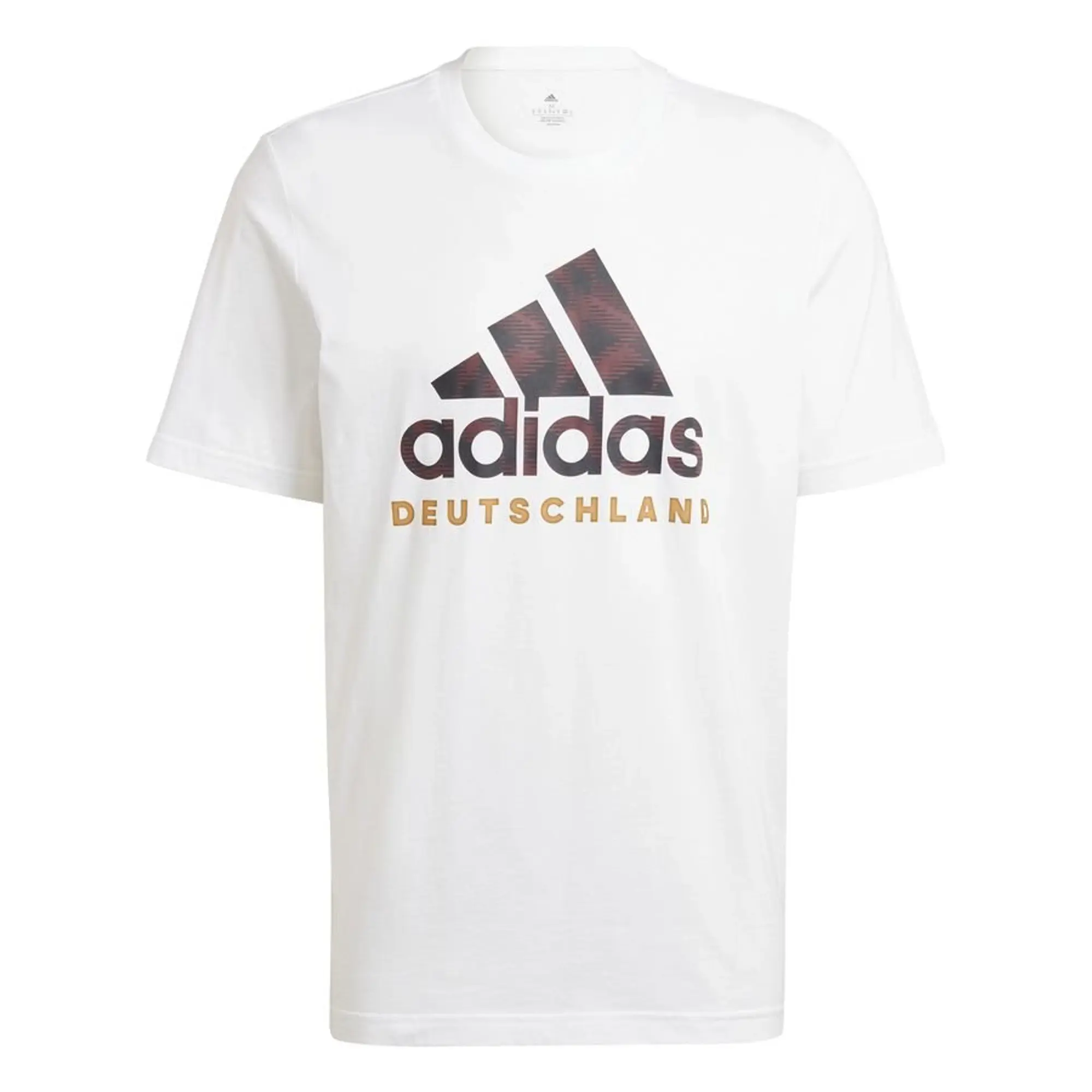 Germany DNA Graphic Tee (White) 2022-2023 Men's L Polyester Made By: Adidas