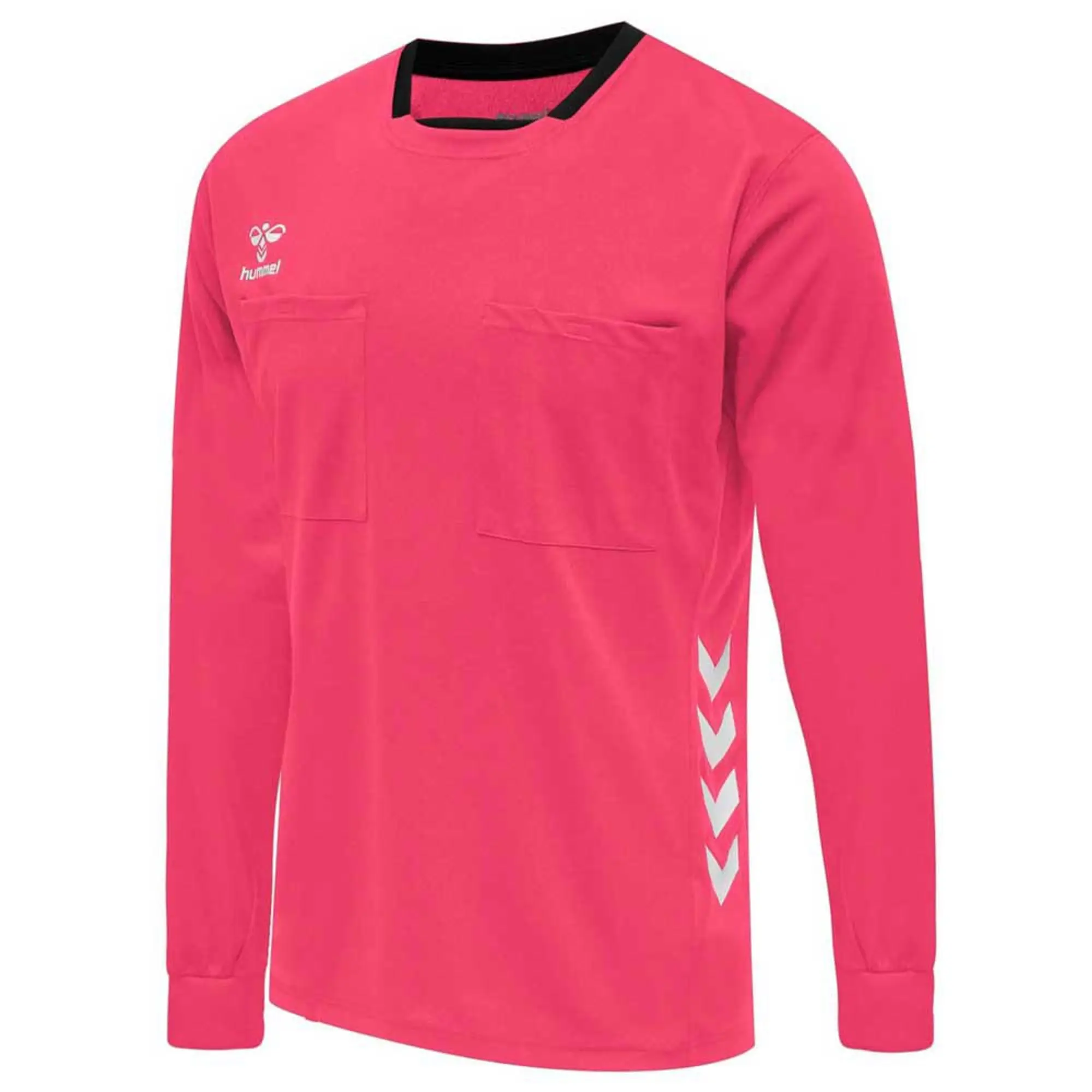 Hummel Referee Chevron Long Sleeve T-shirt  - Pink