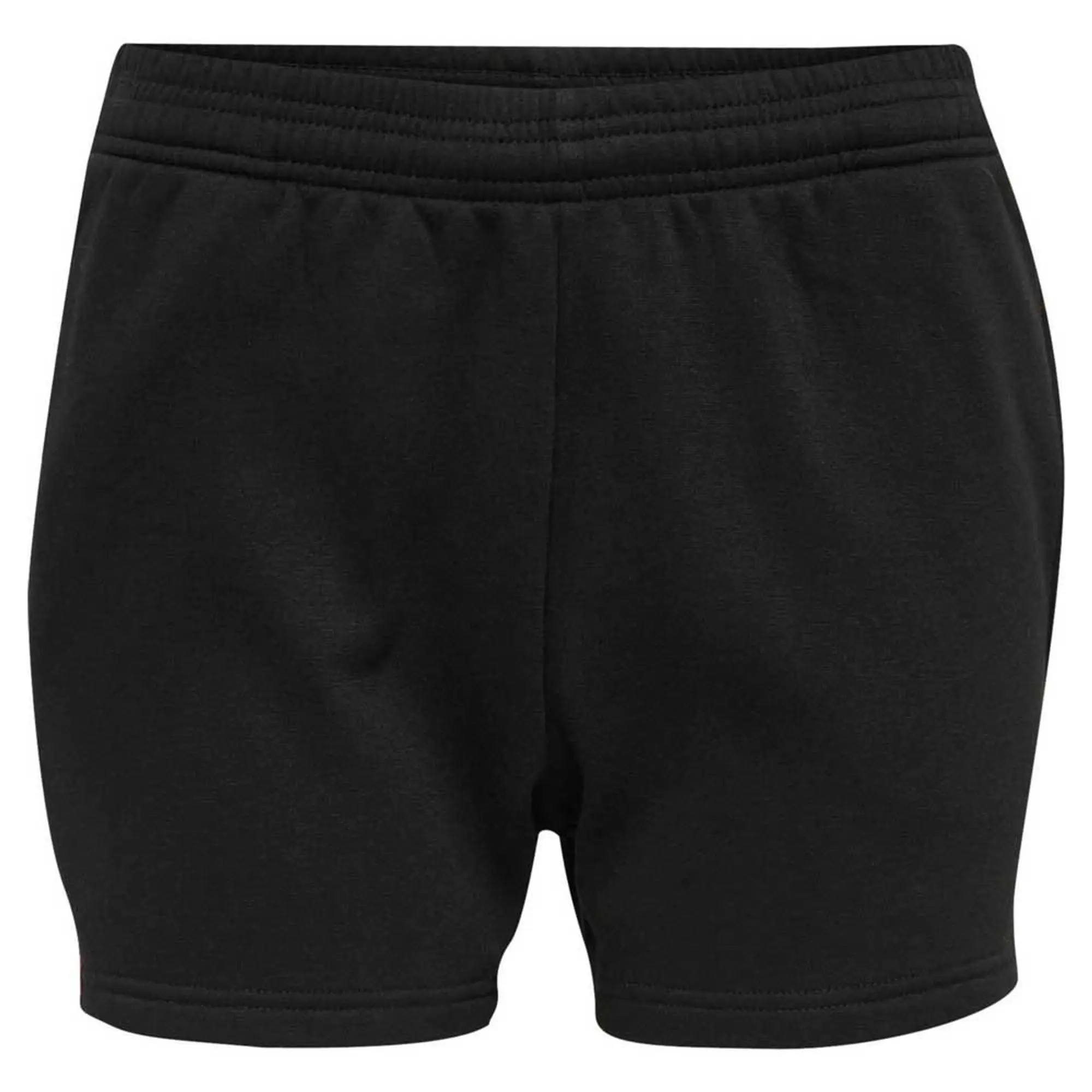 Hummel Red Basic Sweat Shorts  - Black
