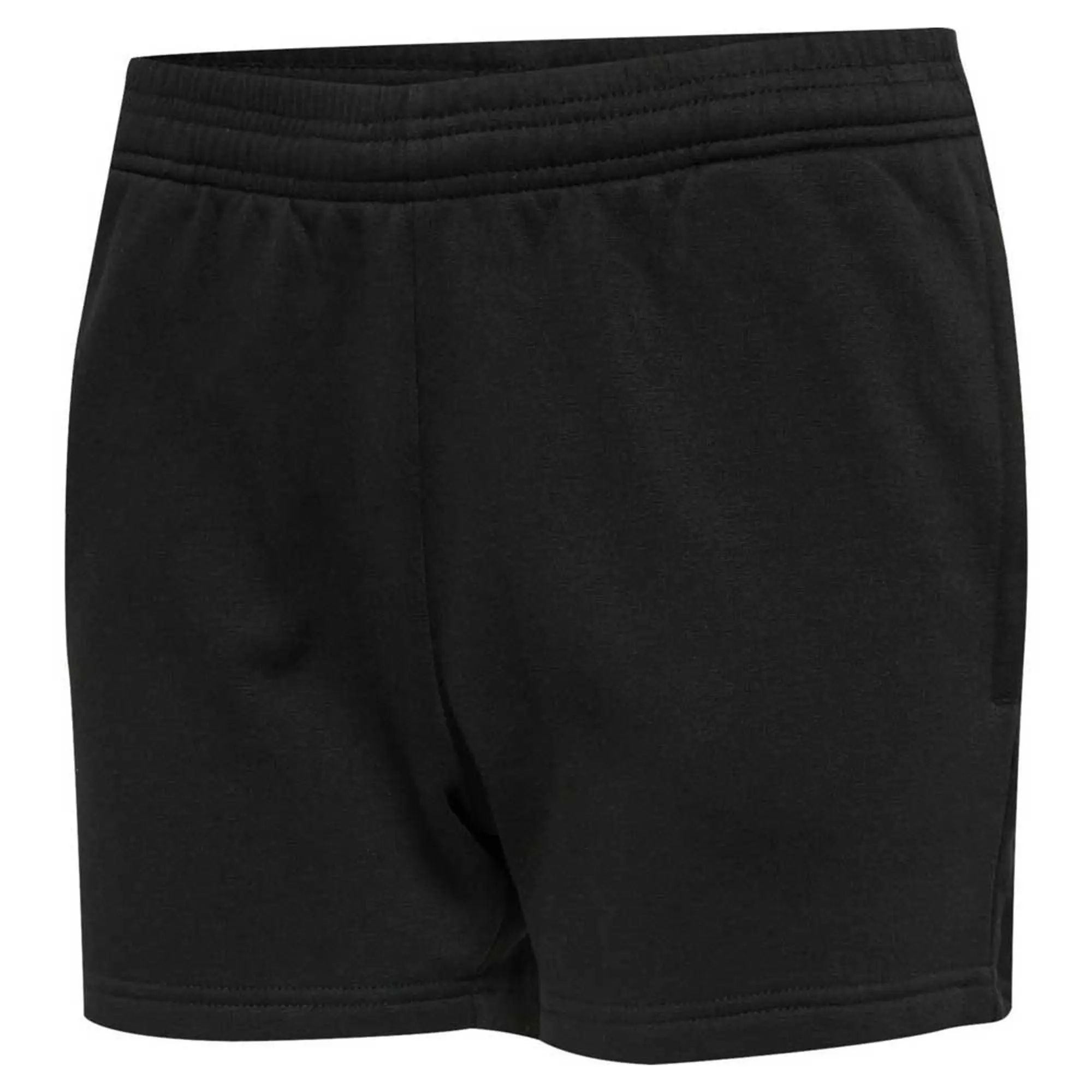 Hummel Red Basic Sweat Shorts  - Black