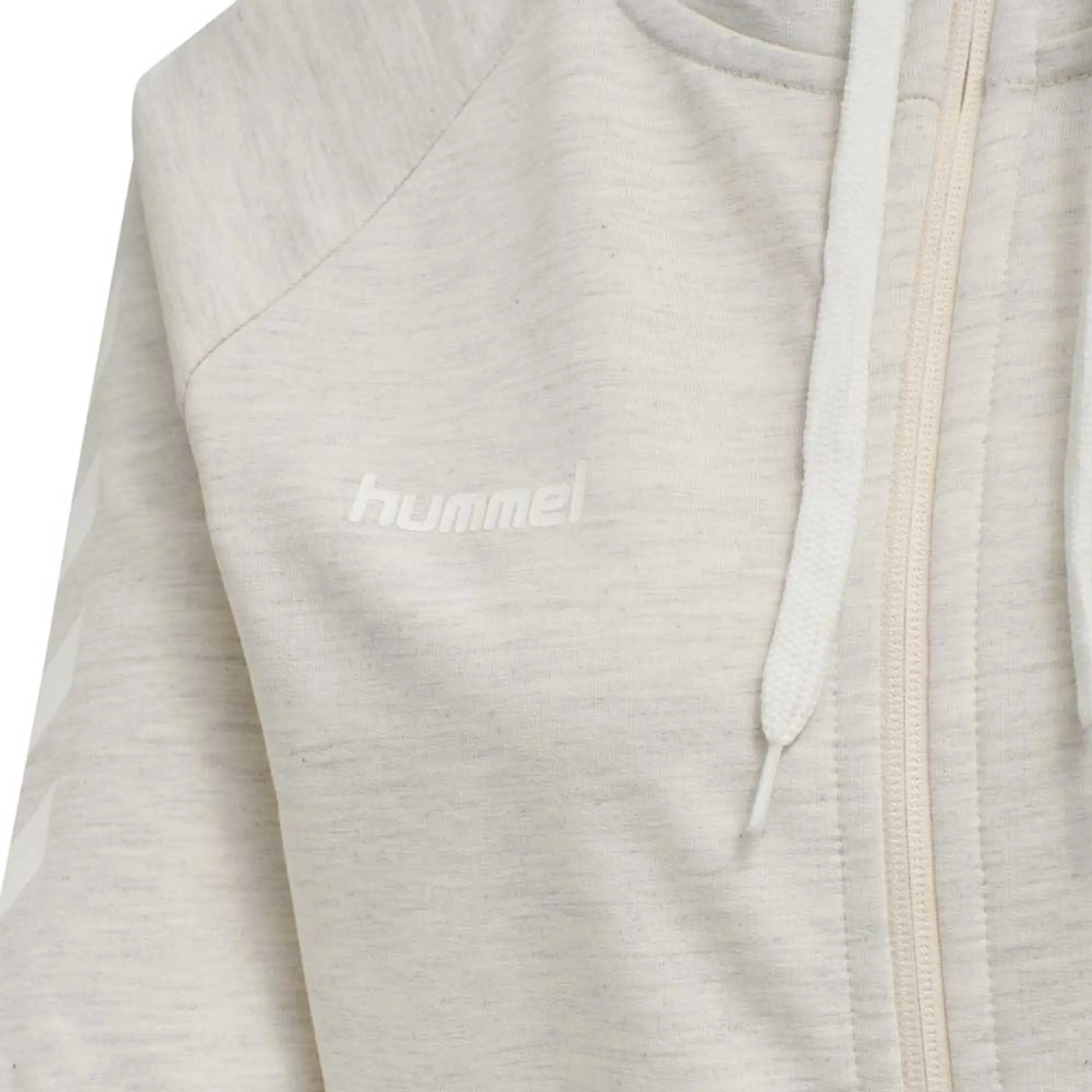 Hummel Fashionable Women's Zip Hoodie With Shoulder Chevrons -