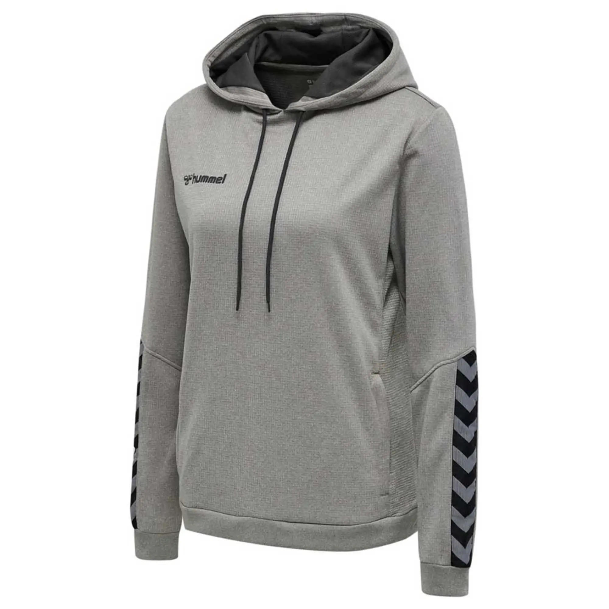 Hummel Structured Knit Hoodie - ['Grey']