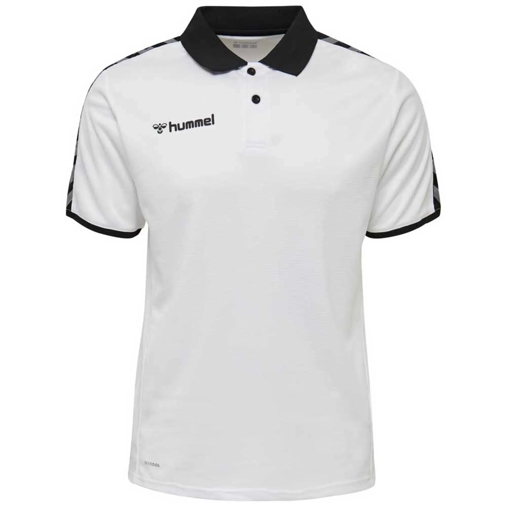 Hummel Authentic Functional Short Sleeve Polo  - White