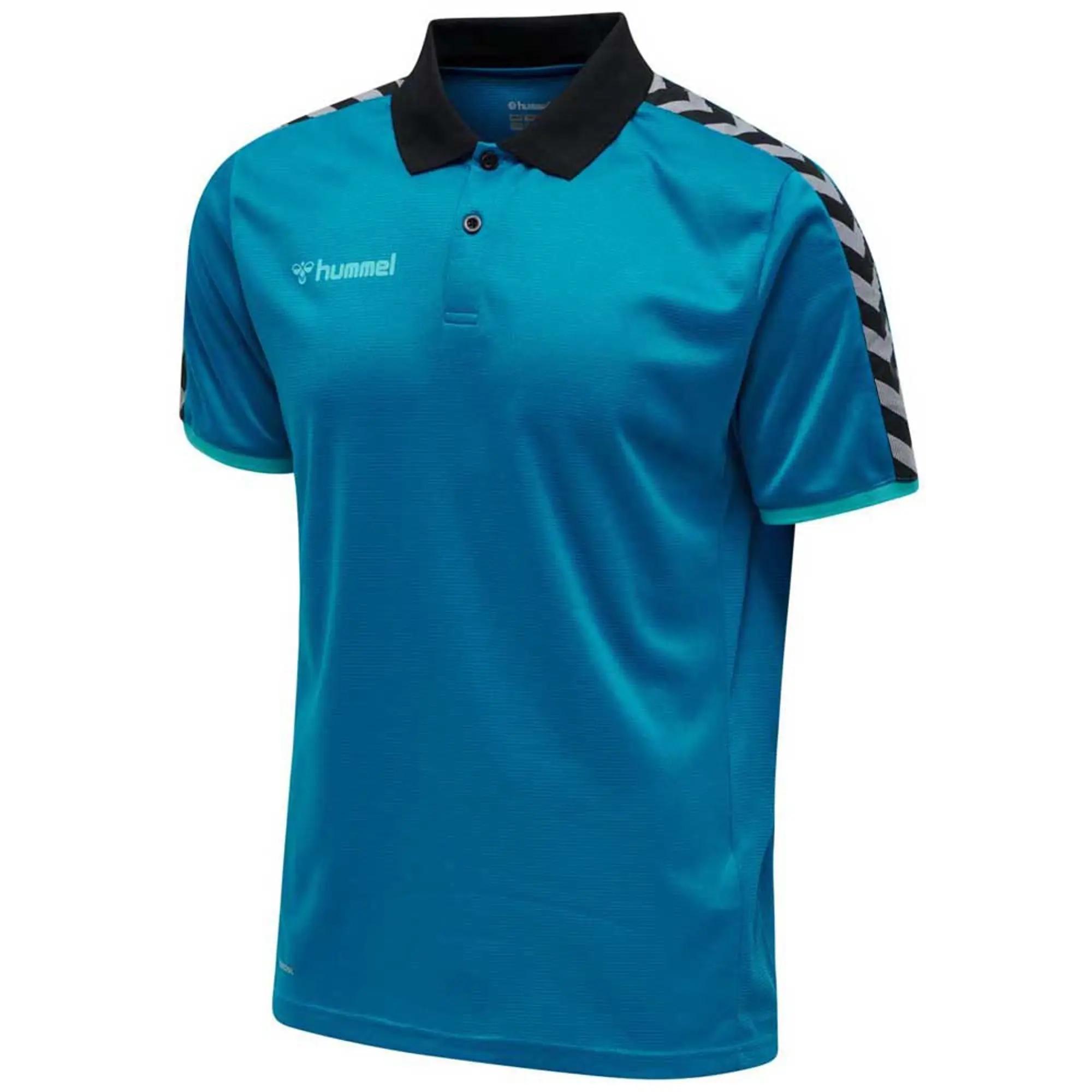 Hummel Jersey Polo Shirt - ['Blue']