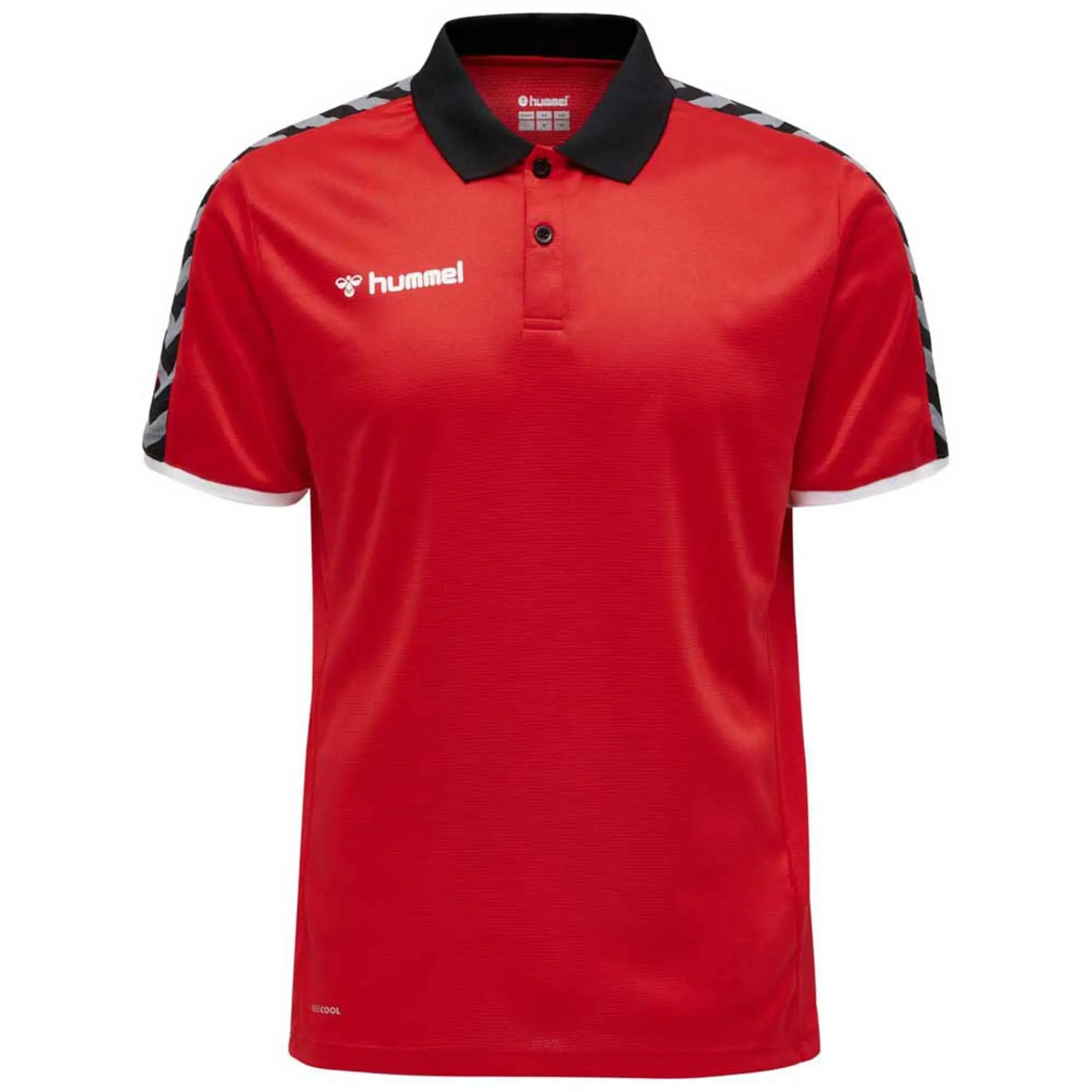 Hummel Authentic Functional Short Sleeve Polo  - Red