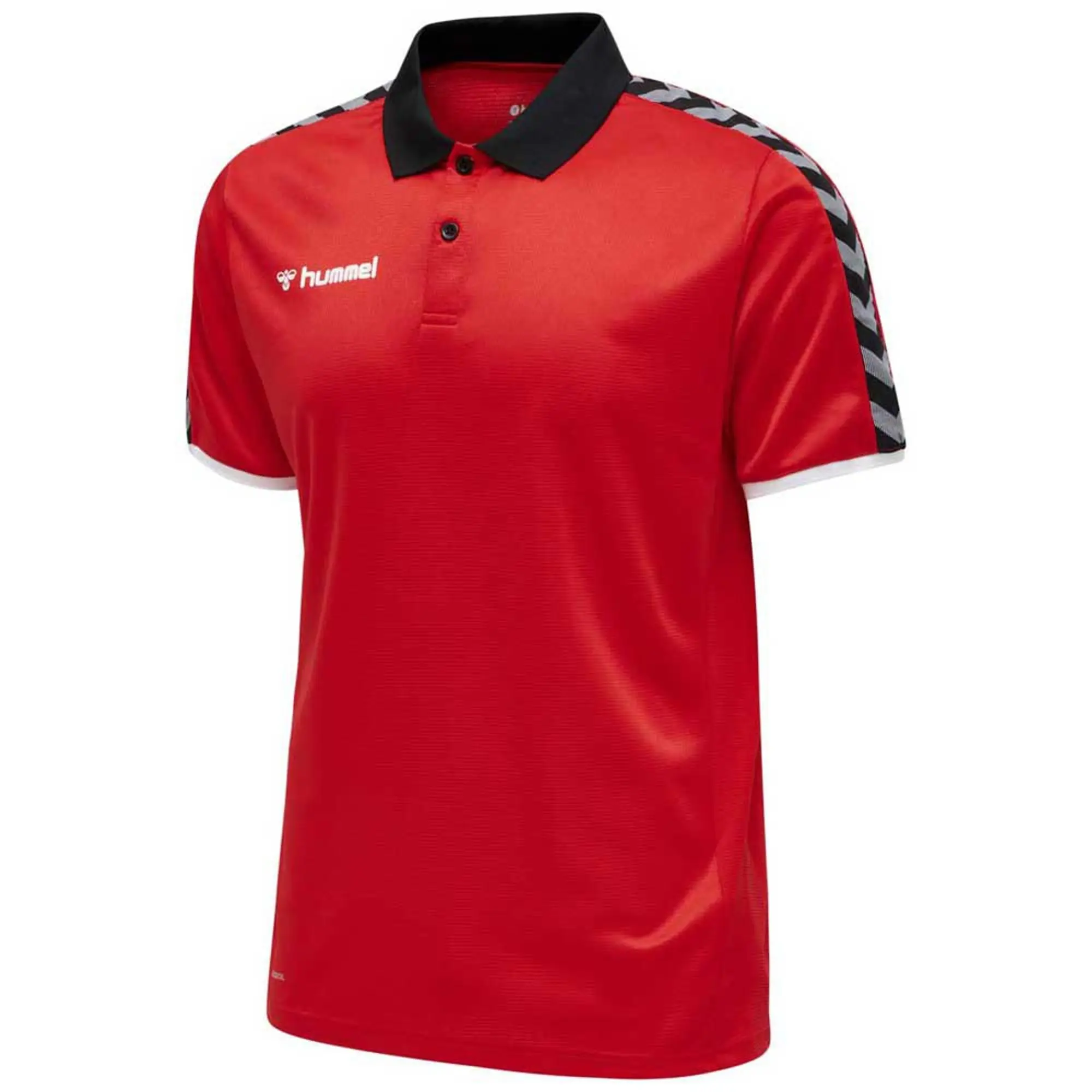 Hummel Authentic Functional Short Sleeve Polo  - Red