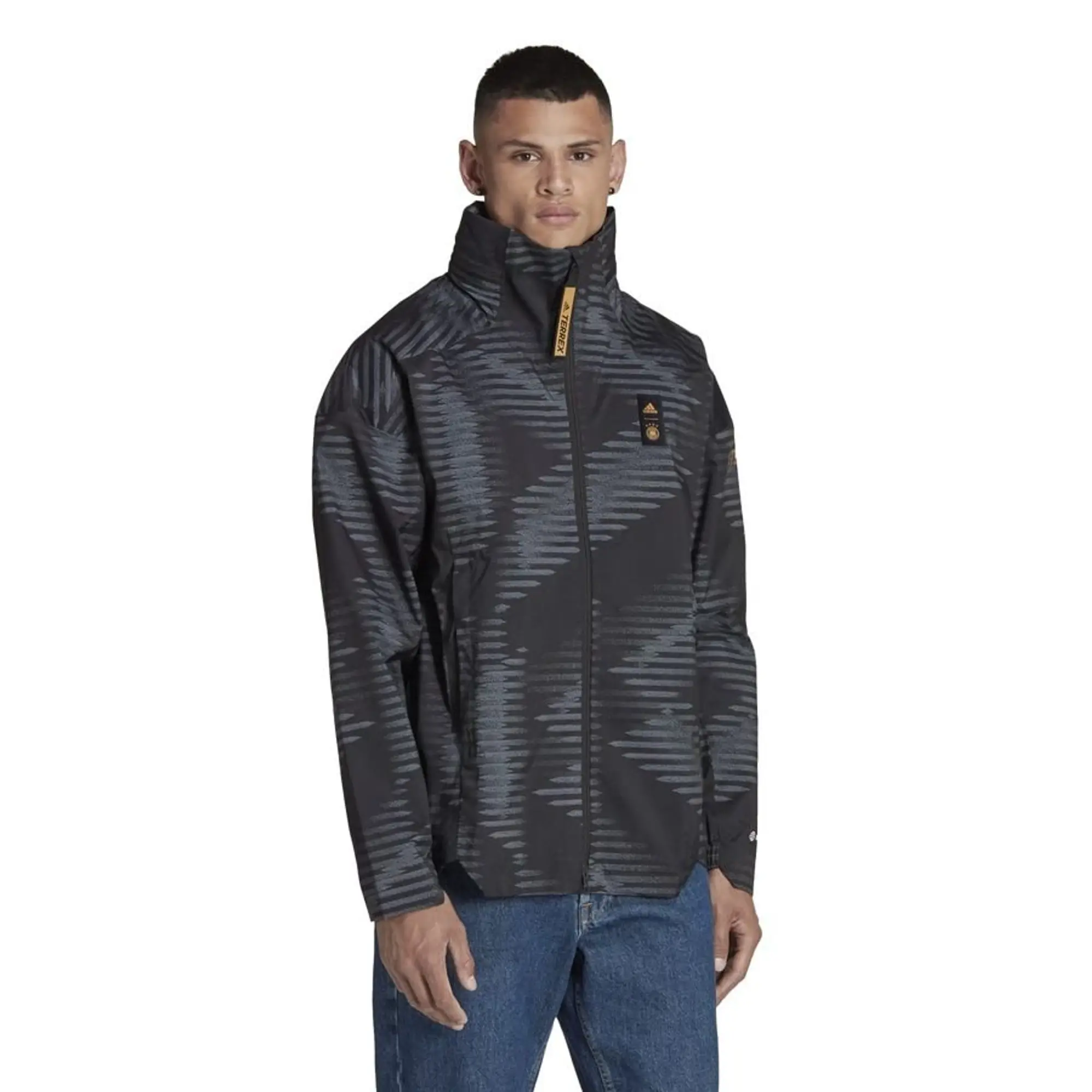 adidas Germany Jacket Lifestyler Myshelter - Black - ['Black']