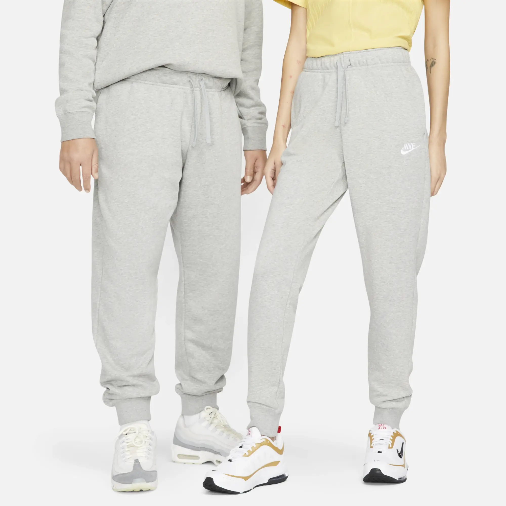 Nike Sportswear Club Fleece Women's Mid-Rise Joggers - Grey - Fleece > Club Fleece