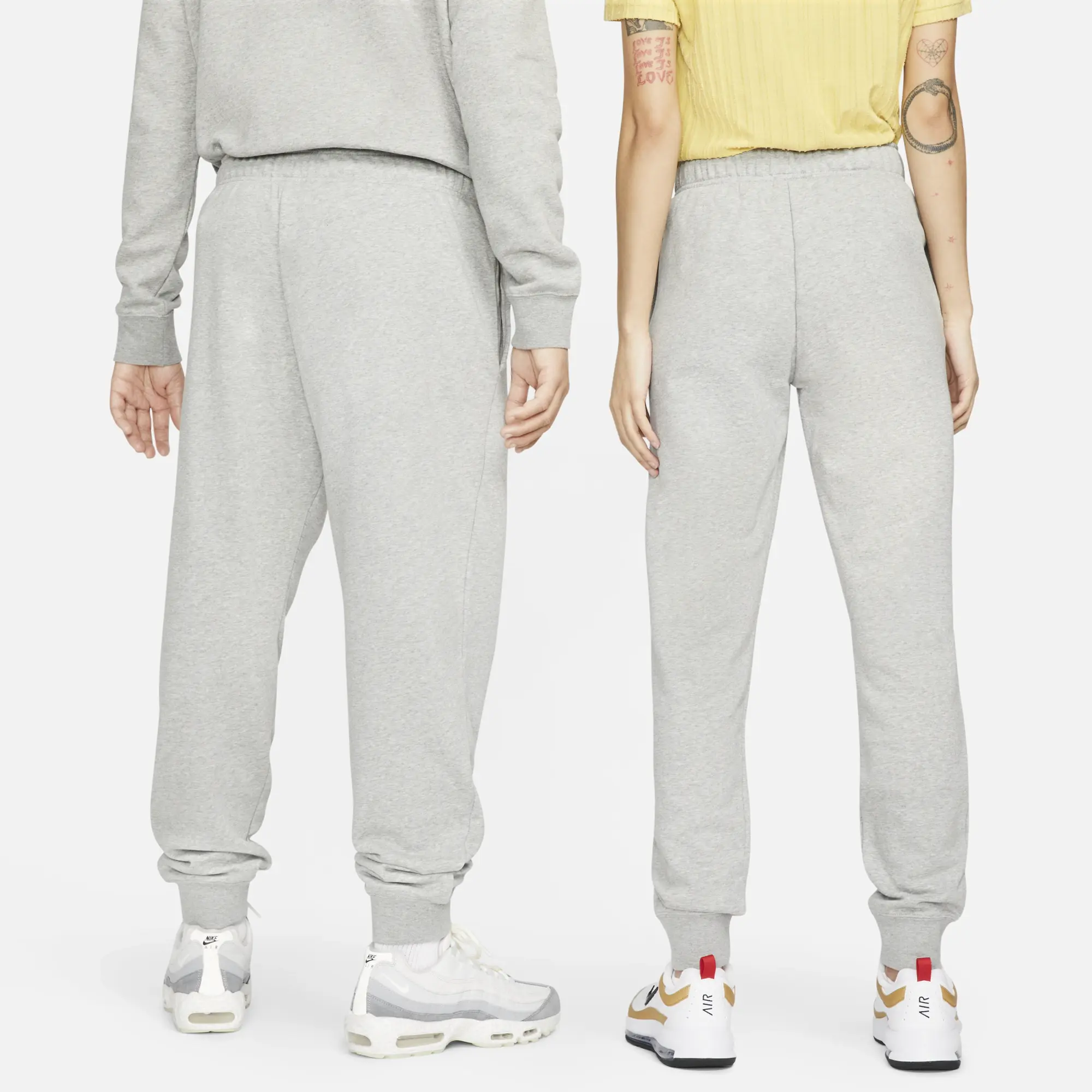 Nike Sportswear Club Fleece Women's Mid-Rise Joggers - Grey - Fleece > Club Fleece