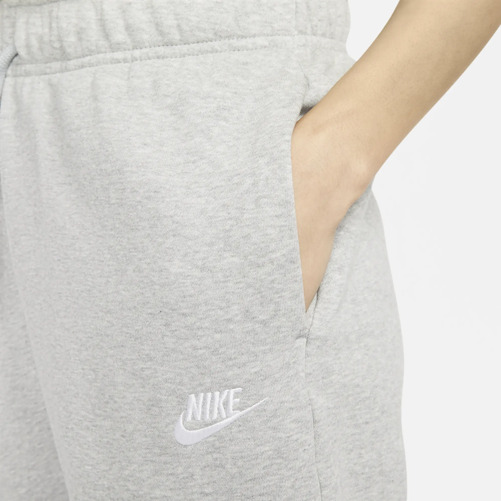 Nike Sportswear Club Fleece Women's Mid-Rise Joggers - Grey - Fleece > Club Fleece
